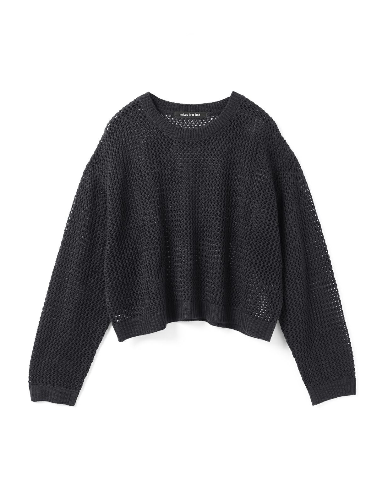 mizuiro ind メッシュクルーネックプルオーバー｜ MARcourt ONLINE