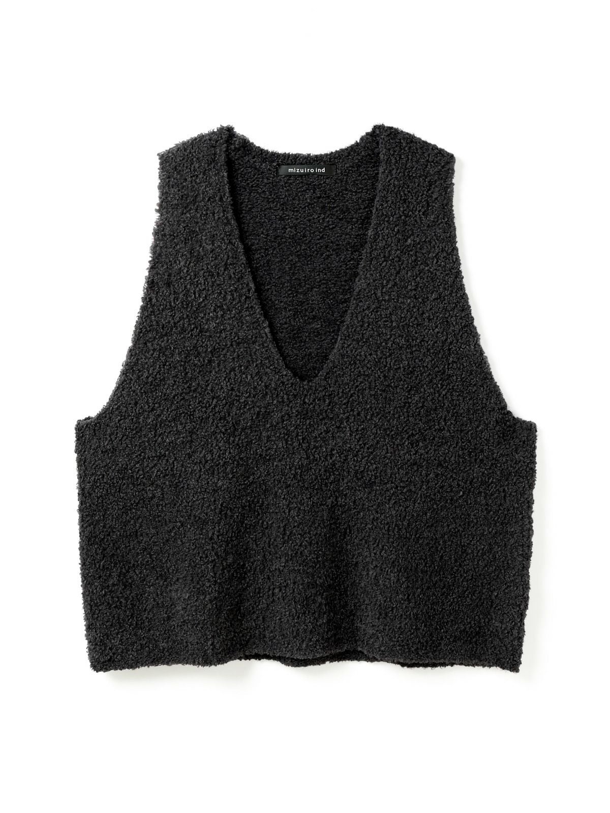 mizuiro ind へアリーVネックベスト｜ MARcourt ONLINE STORE