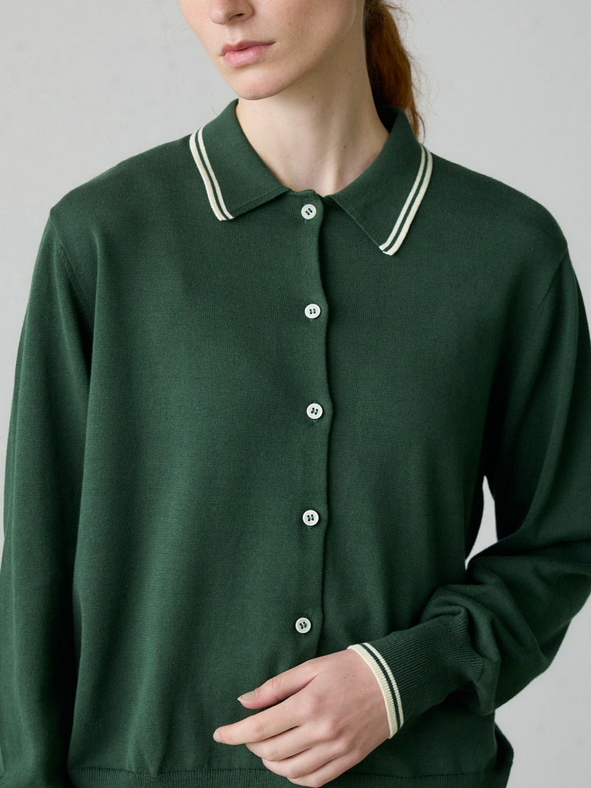 MidiUmi ポロニットカーディガン｜ MARcourt ONLINE STORE