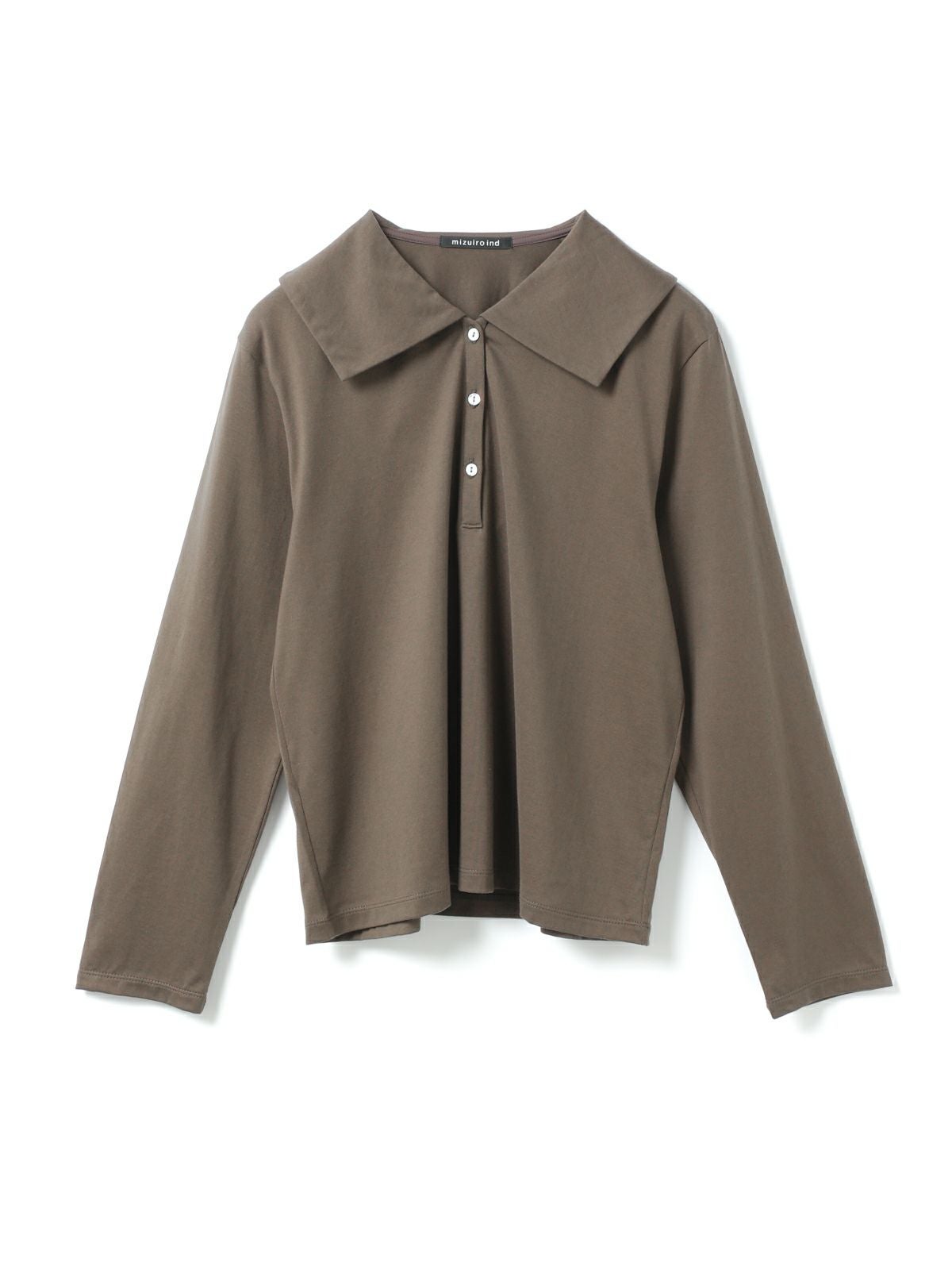 3/9(月)正午販売終了】mizuiro ind ワイドカラーポロシャツ｜ MARcourt
