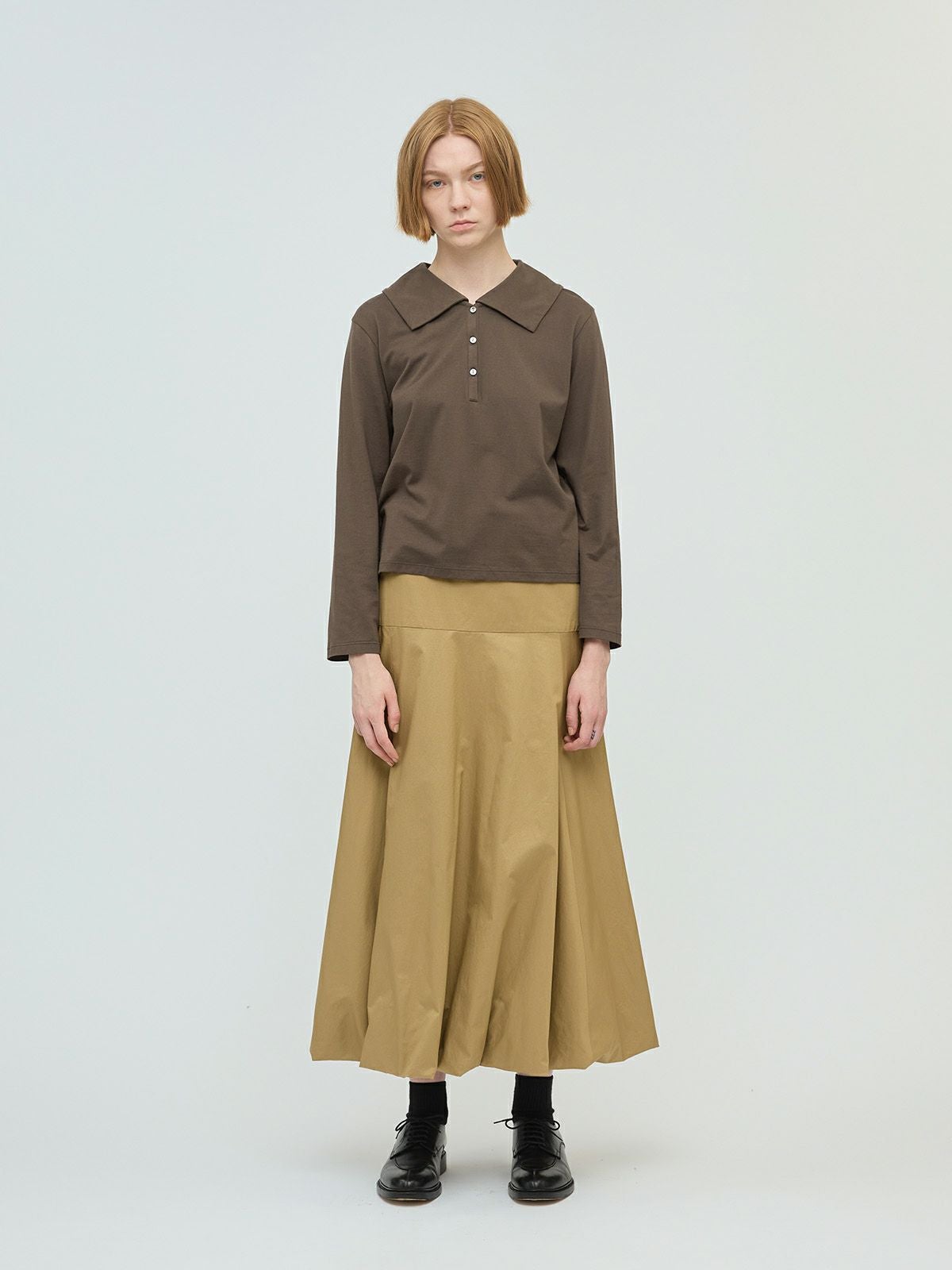もこりん mizuiro ind ワイドカラーポロシャツ｜ MARcourt ONLINE STORE