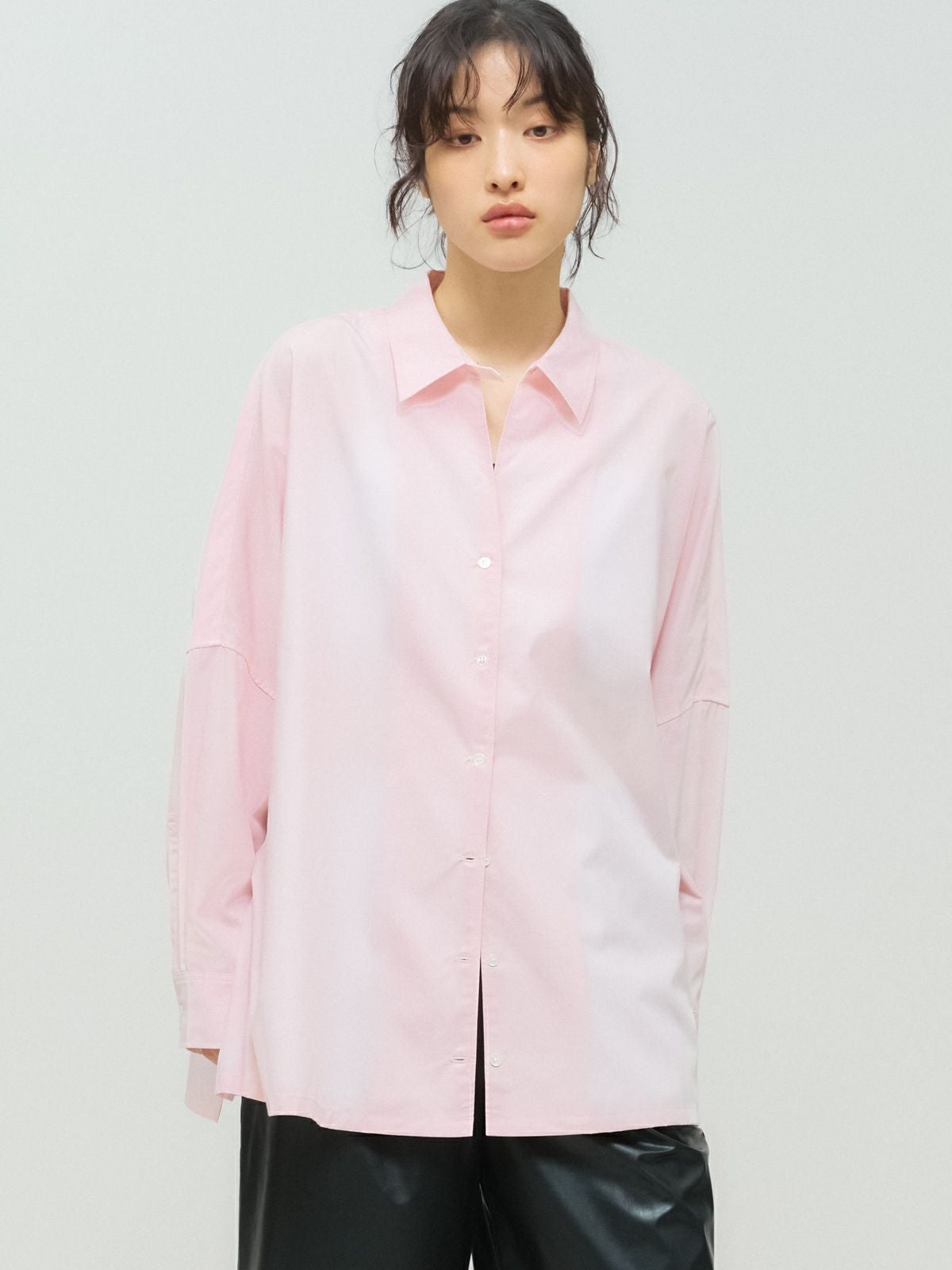 MIDIUMISOLID for Ladies スキッパーポンチョシャツ｜ MARcourt ONLINE