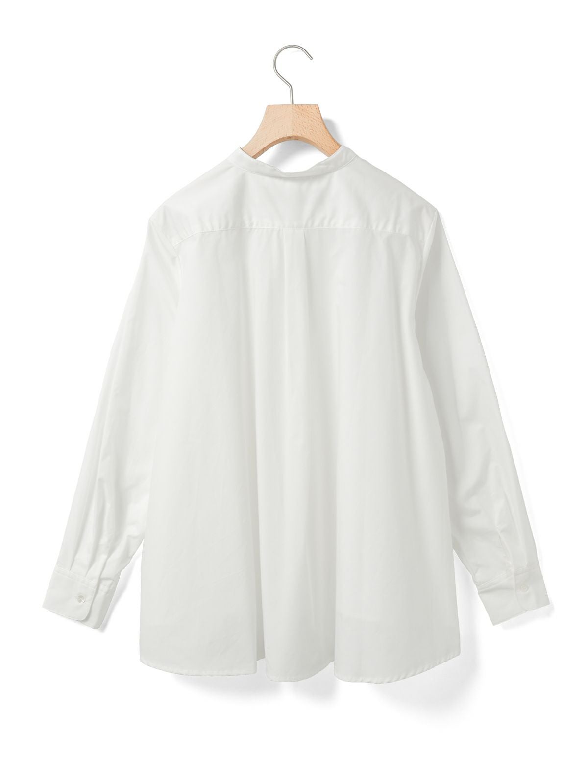 ミミ♡etre tokyo 未使用 バンドカラーシャツ 白 ETRE TOKYO 24AW バンドカラーフレアシャツ ベージュ - メルカリ
