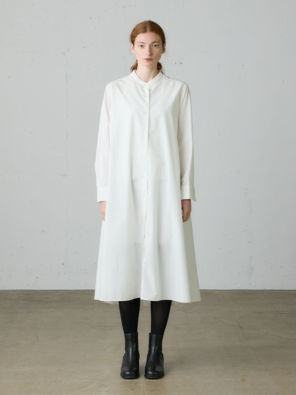 MidiUmi Aラインバンドカラーシャツワンピース｜ MARcourt ONLINE