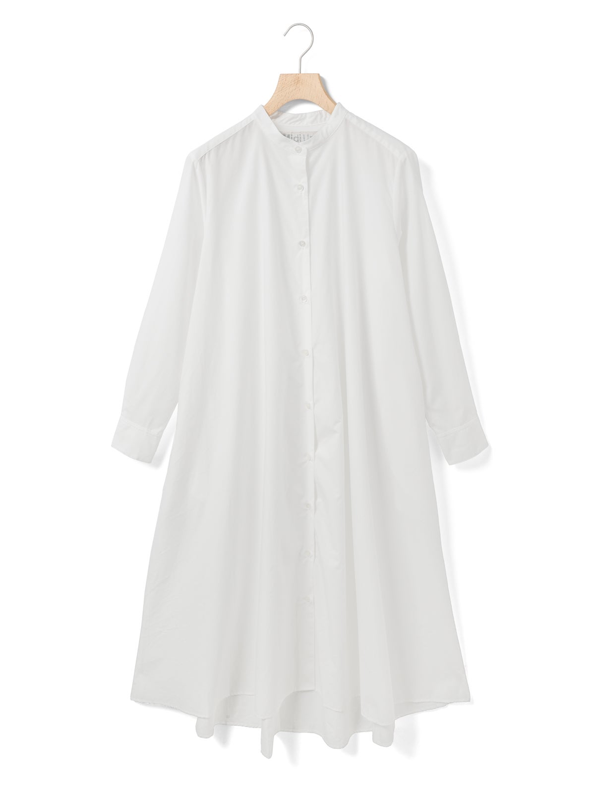 MidiUmi Aラインバンドカラーシャツワンピース｜ MARcourt ONLINE