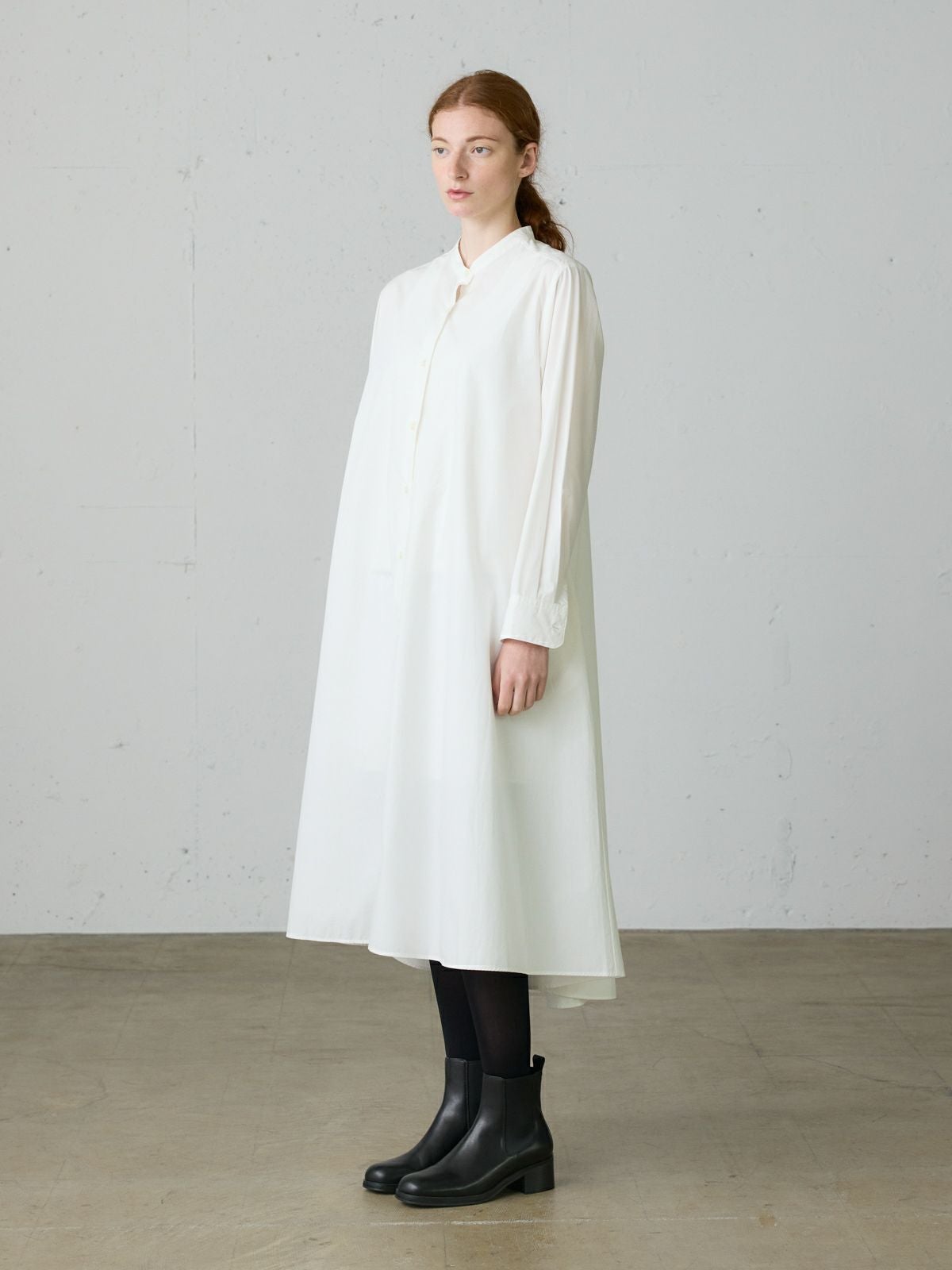 MidiUmi Aラインバンドカラーシャツワンピース｜ MARcourt ONLINE