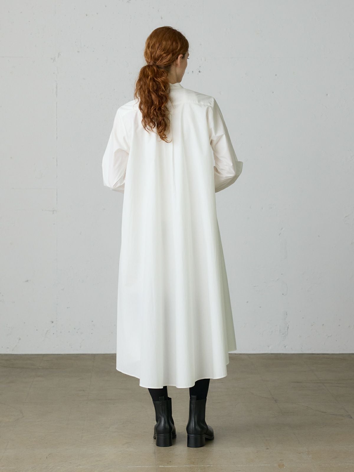 MidiUmi Aラインバンドカラーシャツワンピース｜ MARcourt ONLINE