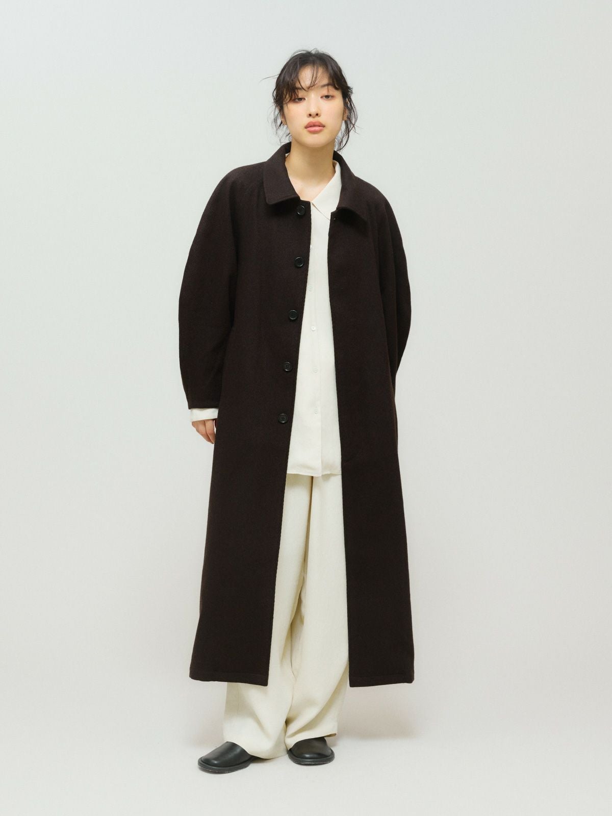 MIDIUMISOLID for Ladies リラックスジャカードシャツ｜ MARcourt