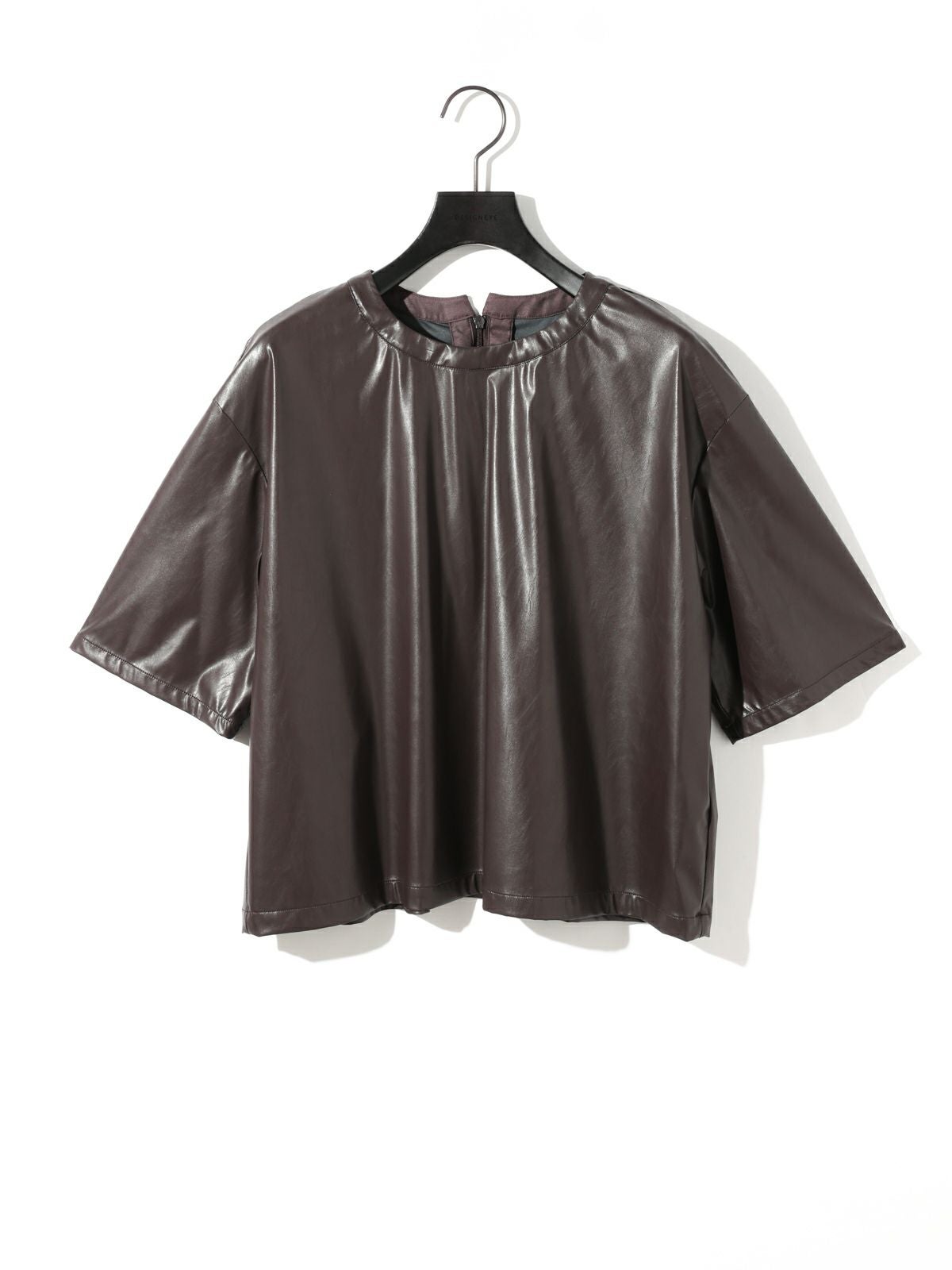 トップス moi MIDIUMISOLID for Ladies シンセティックレザートップス[A]｜ MARcourt