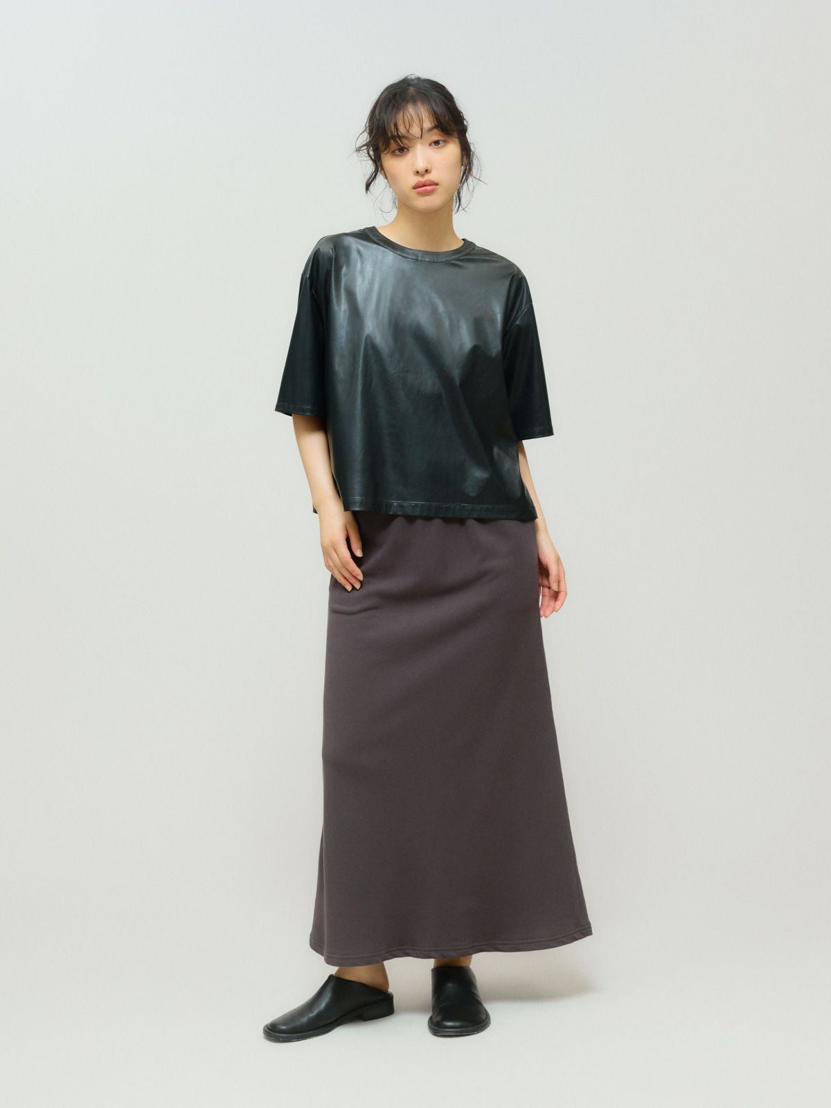 MIDIUMISOLID for Ladies シンセティックレザートップス[A]｜ MARcourt