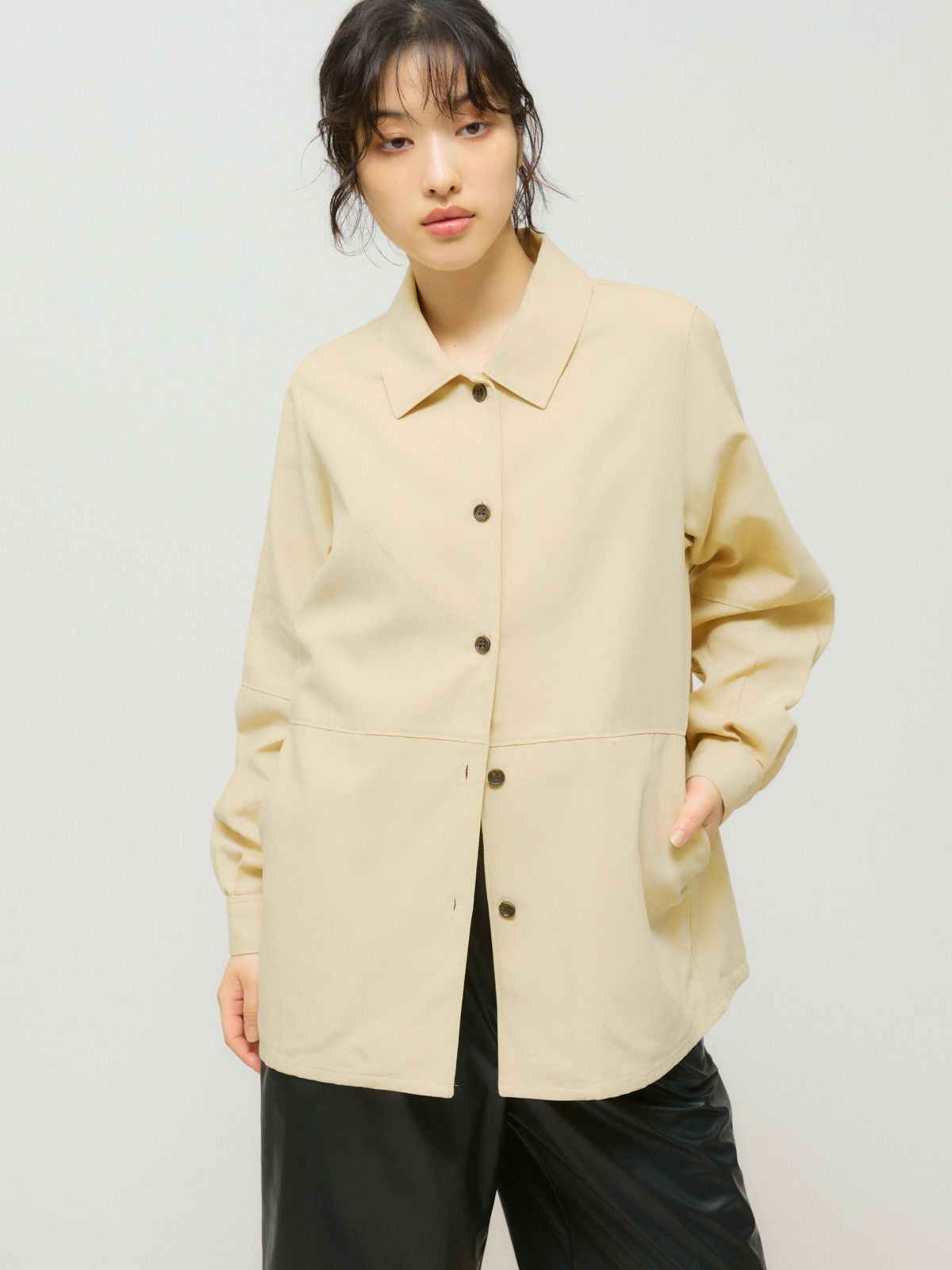 MIDIUMISOLID for Ladies ダックロングシャツ｜ MARcourt ONLINE STORE