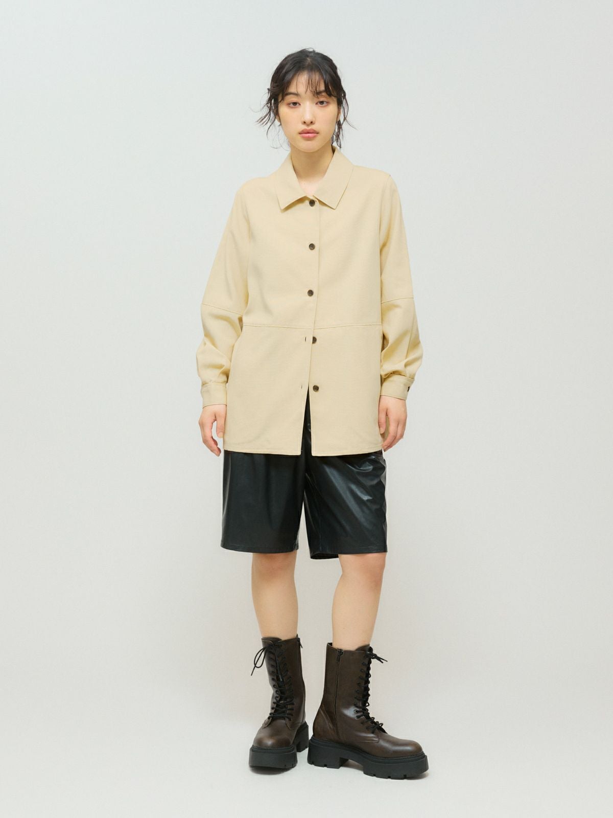 MIDIUMISOLID for Ladies ダックロングシャツ｜ MARcourt ONLINE STORE