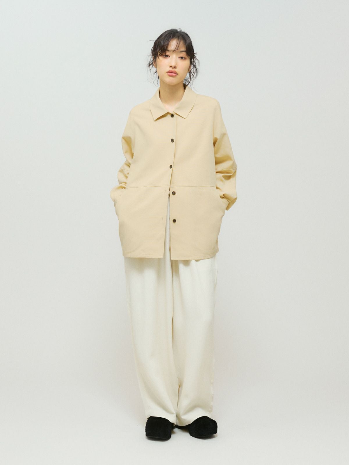 MIDIUMISOLID for Ladies ダックロングシャツ｜ MARcourt ONLINE STORE