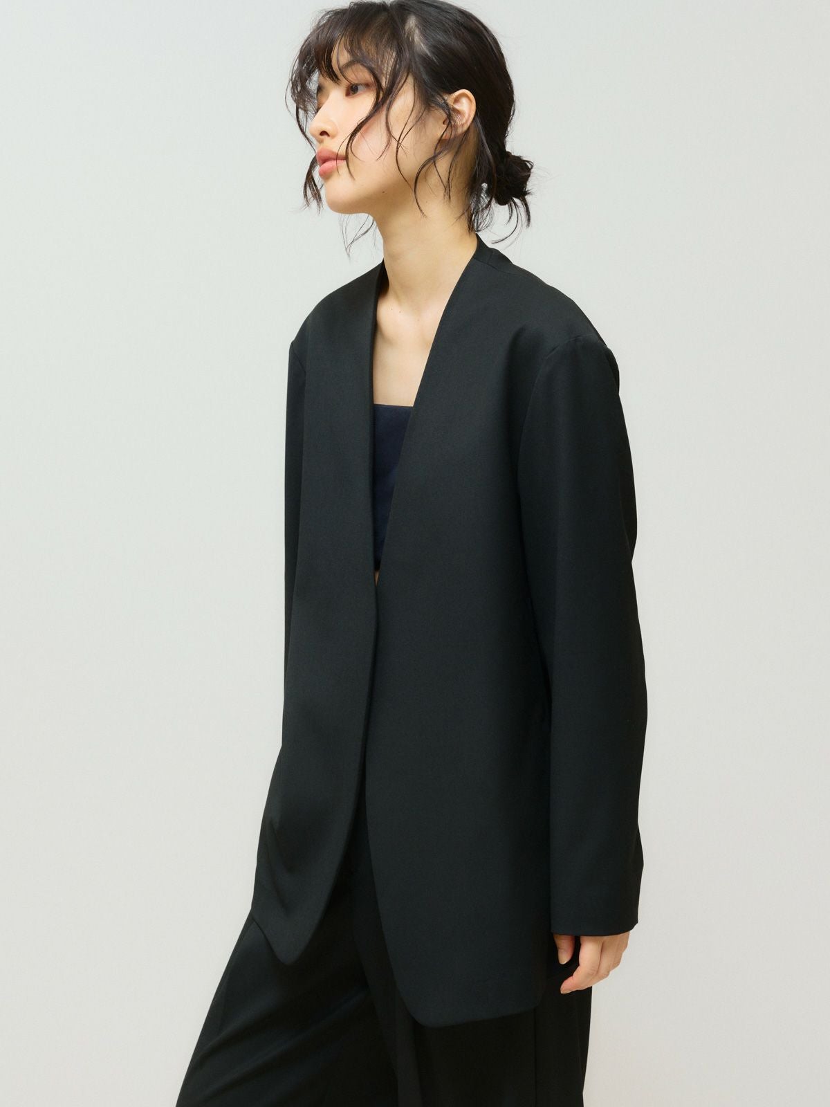 MIDIUMISOLID for Ladies ノーカラージャケット｜ MARcourt ONLINE