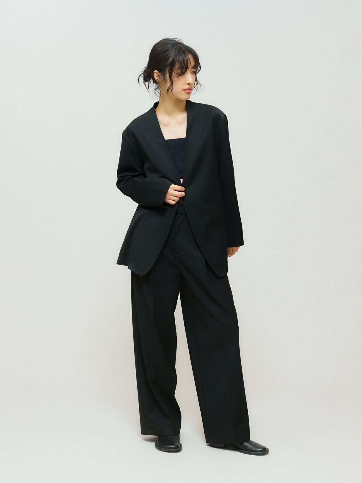 MIDIUMISOLID for Ladies ノーカラージャケット｜ MARcourt ONLINE