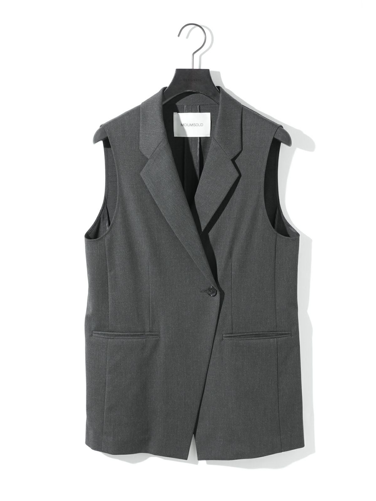 MIDIUMISOLID for Ladies ウエストシェイプテーラードジレ｜ MARcourt