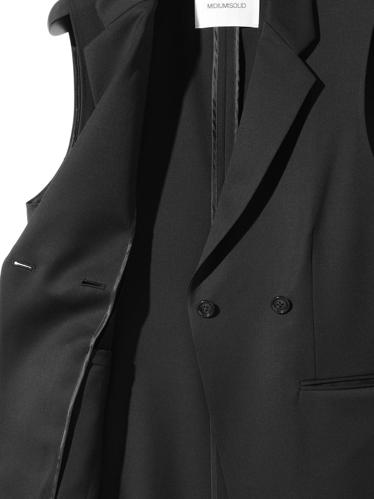 MIDIUMISOLID for Ladies ウエストシェイプテーラードジレ｜ MARcourt