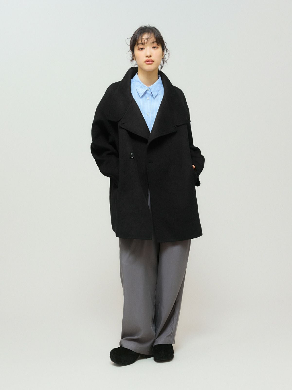 MIDIUMISOLID for Ladies スタンドリバーコート｜ MARcourt ONLINE