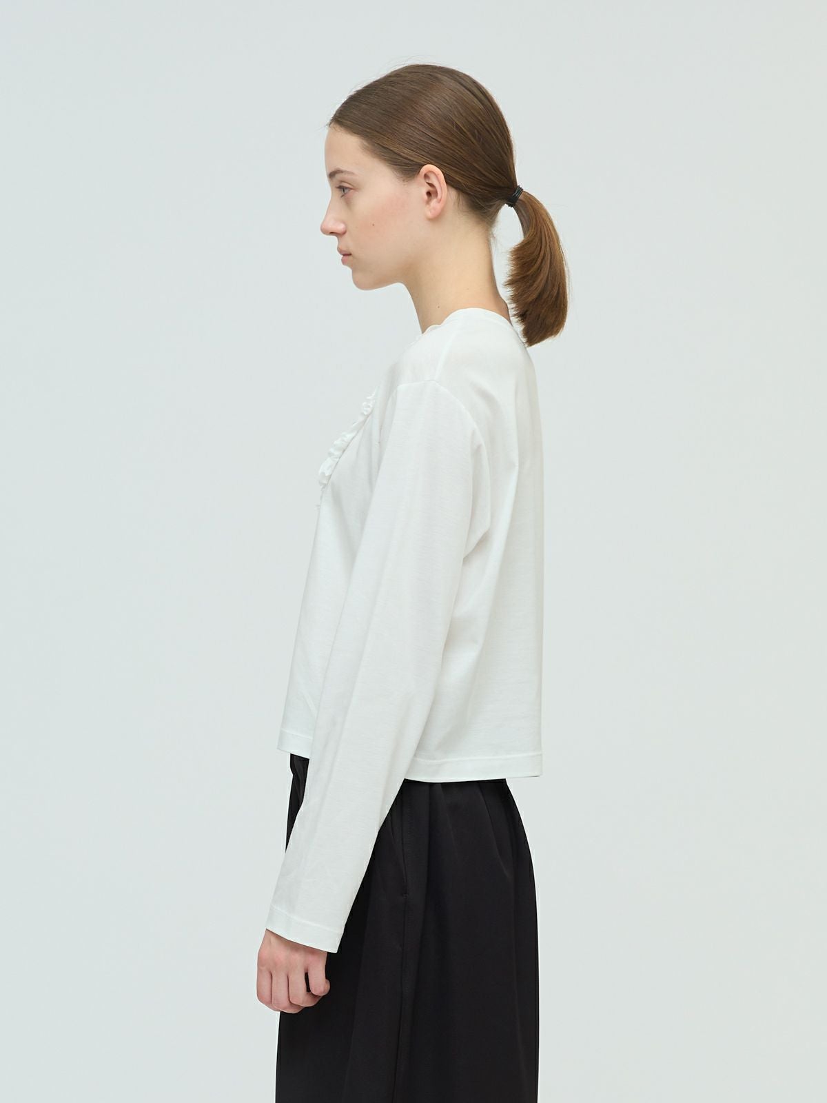 mizuiro ind フロントフリルプルオーバー｜ MARcourt ONLINE STORE