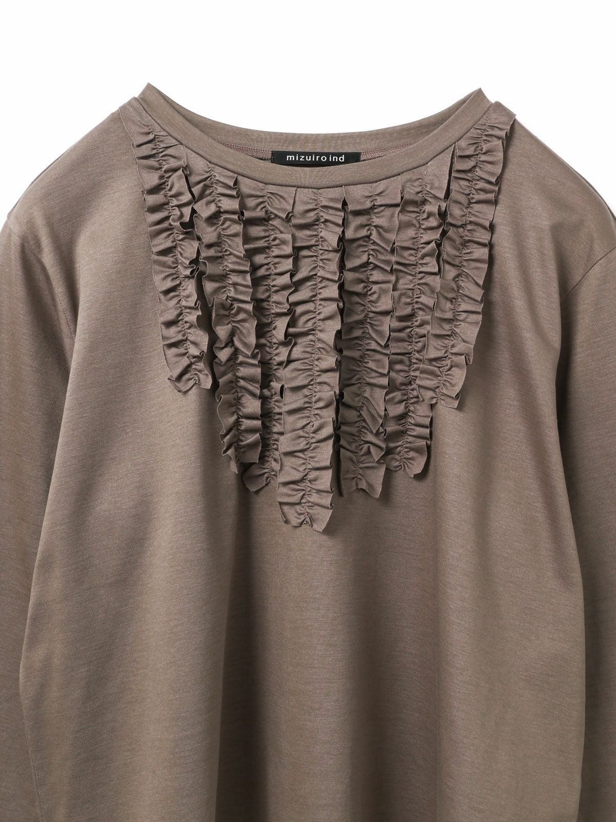 mizuiro ind フロントフリルプルオーバー｜ MARcourt ONLINE STORE
