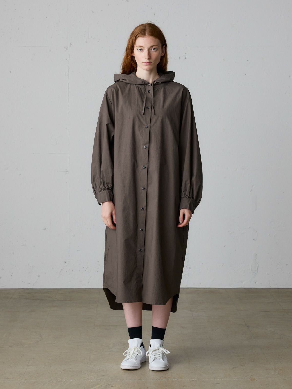 MidiUmi フード付きシャツワンピース｜ MARcourt ONLINE STORE