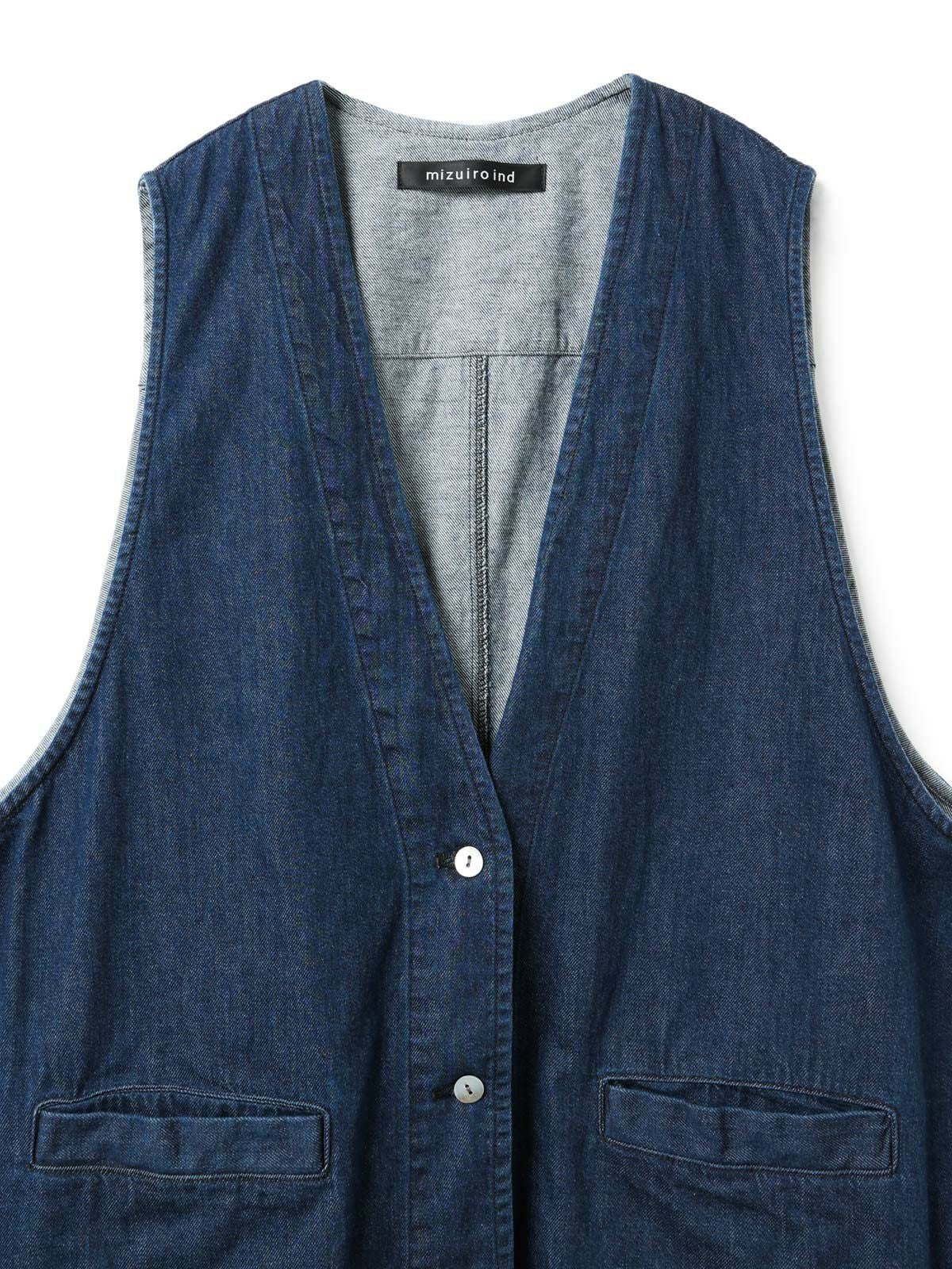 mizuiro ind デニムベスト｜ MARcourt ONLINE STORE - マーコート