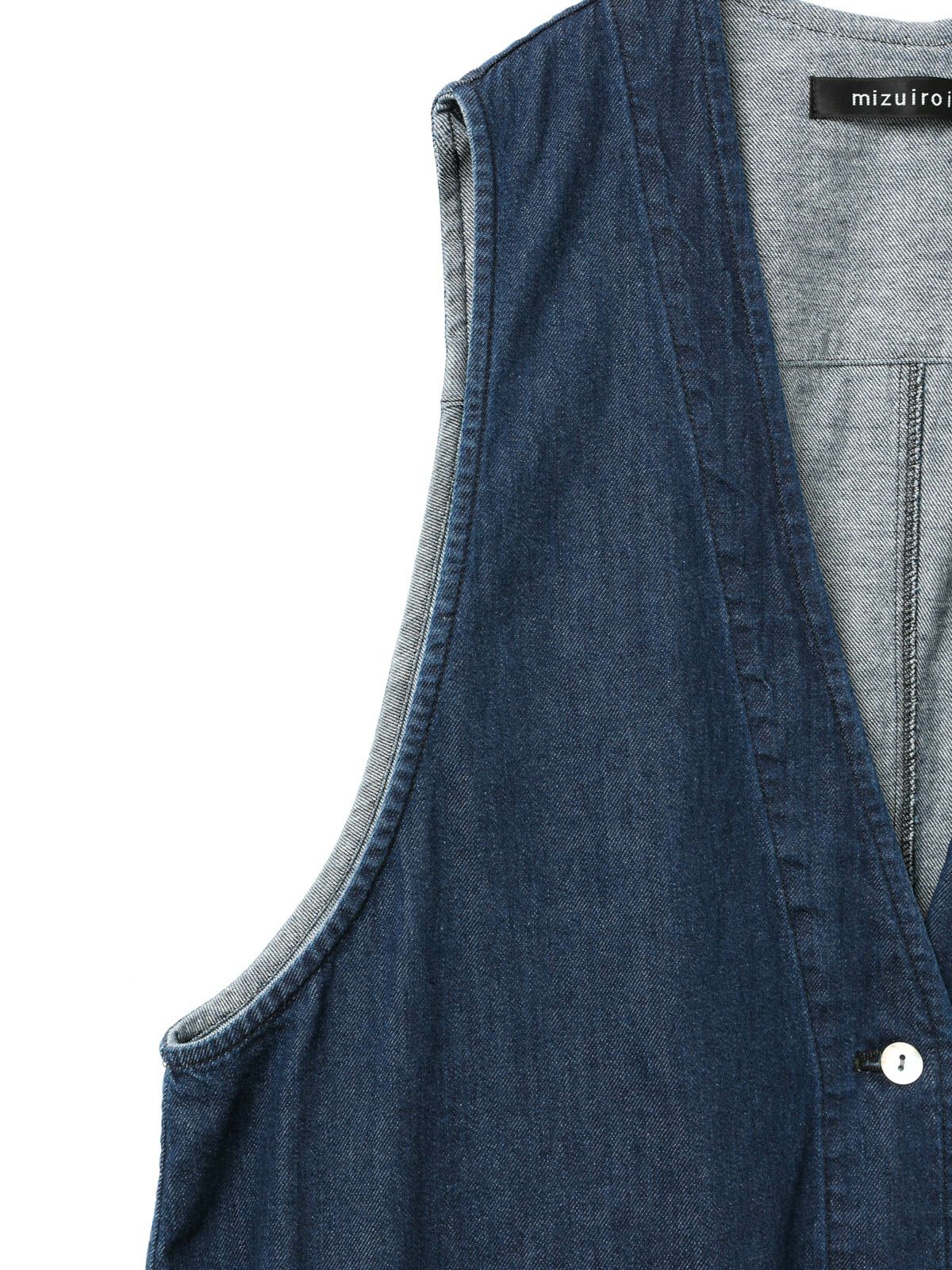 mizuiro ind デニムベスト｜ MARcourt ONLINE STORE - マーコート
