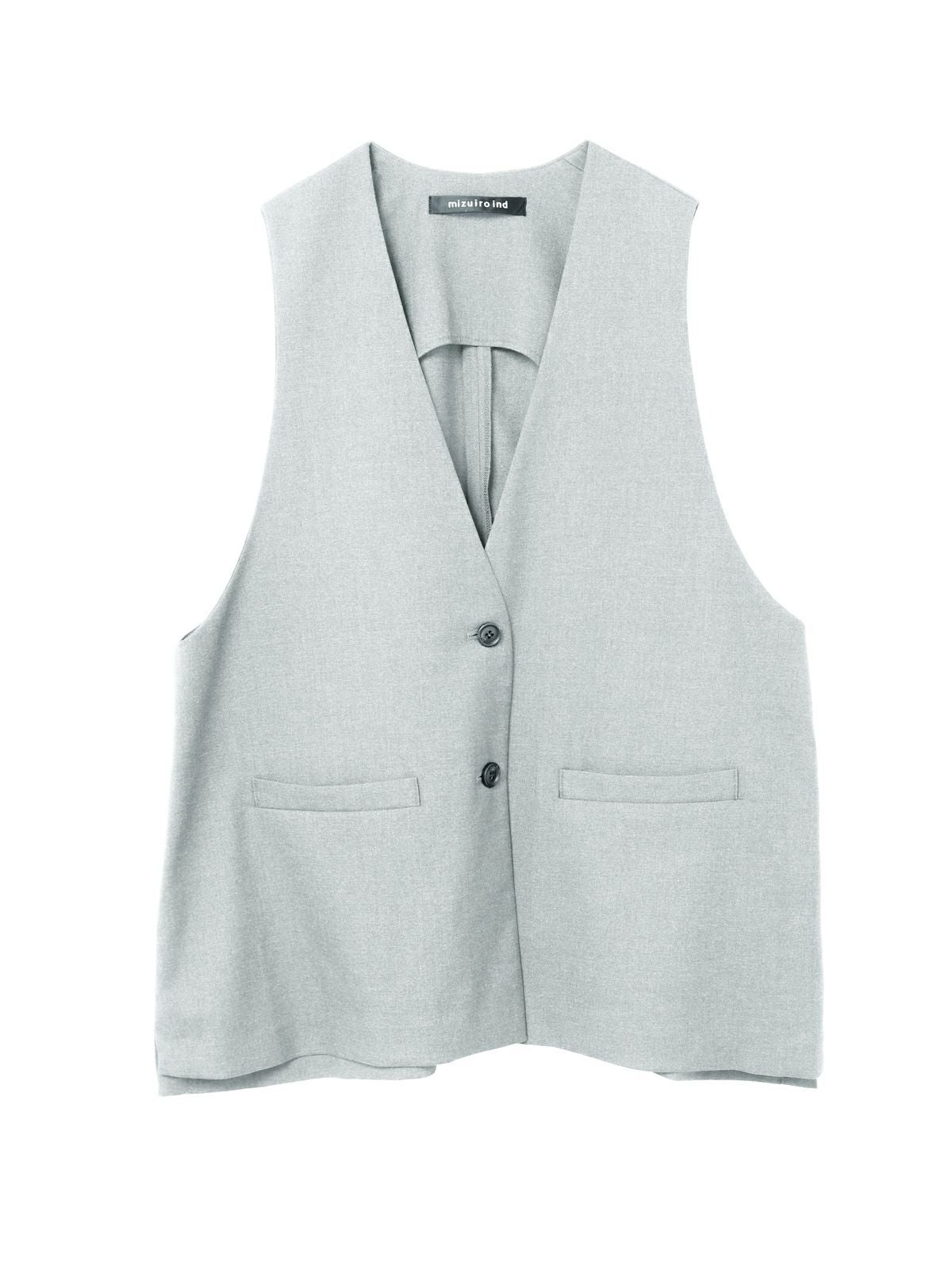 mizuiro ind ディープVネックワイドベスト｜ MARcourt ONLINE STORE