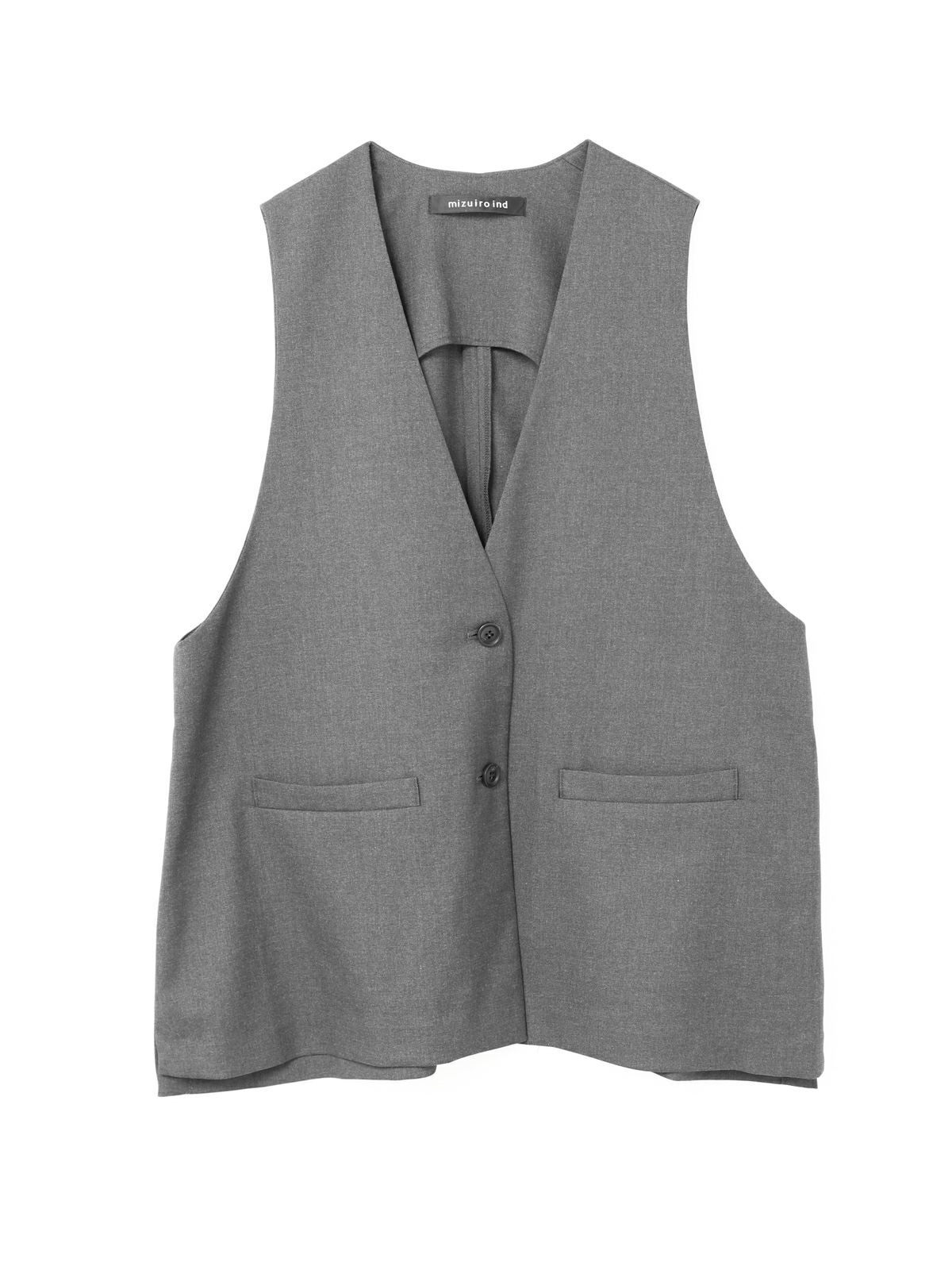 mizuiro ind ディープVネックワイドベスト｜ MARcourt ONLINE STORE