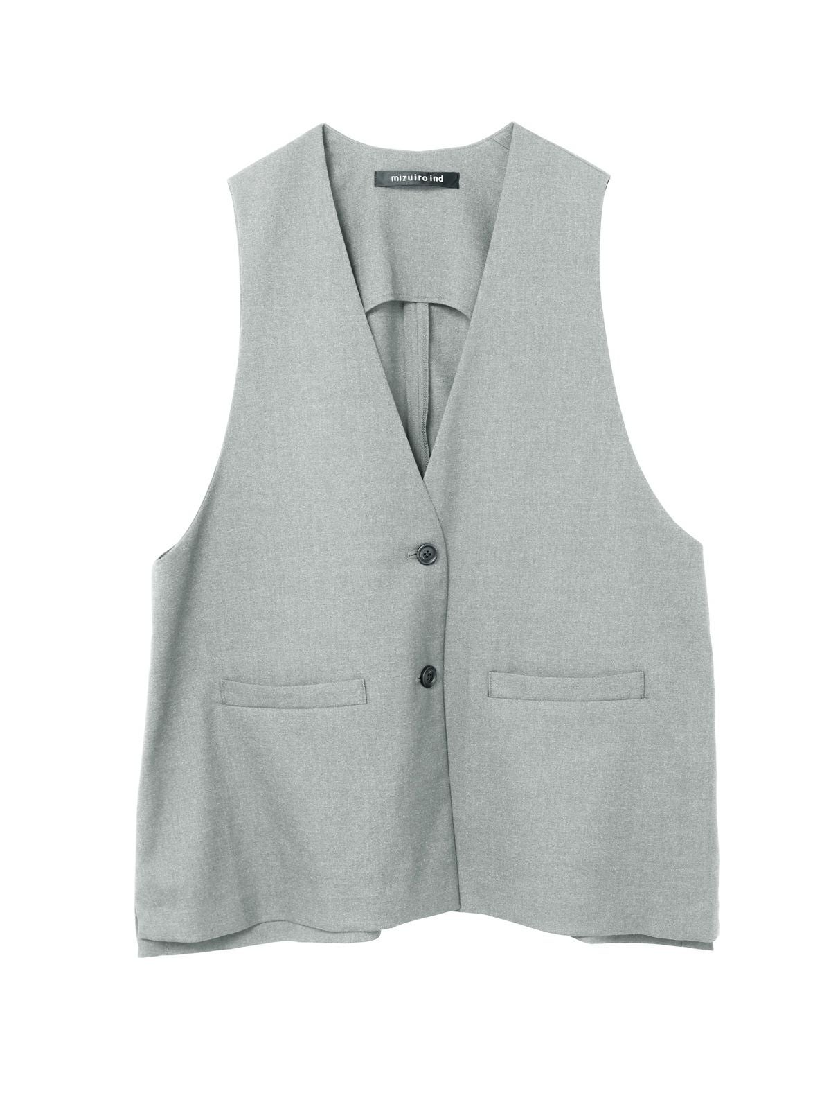 mizuiro ind ディープVネックワイドベスト｜ MARcourt ONLINE STORE