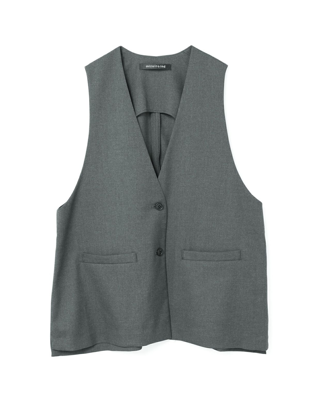 mizuiro ind ディープVネックワイドベスト｜ MARcourt ONLINE STORE