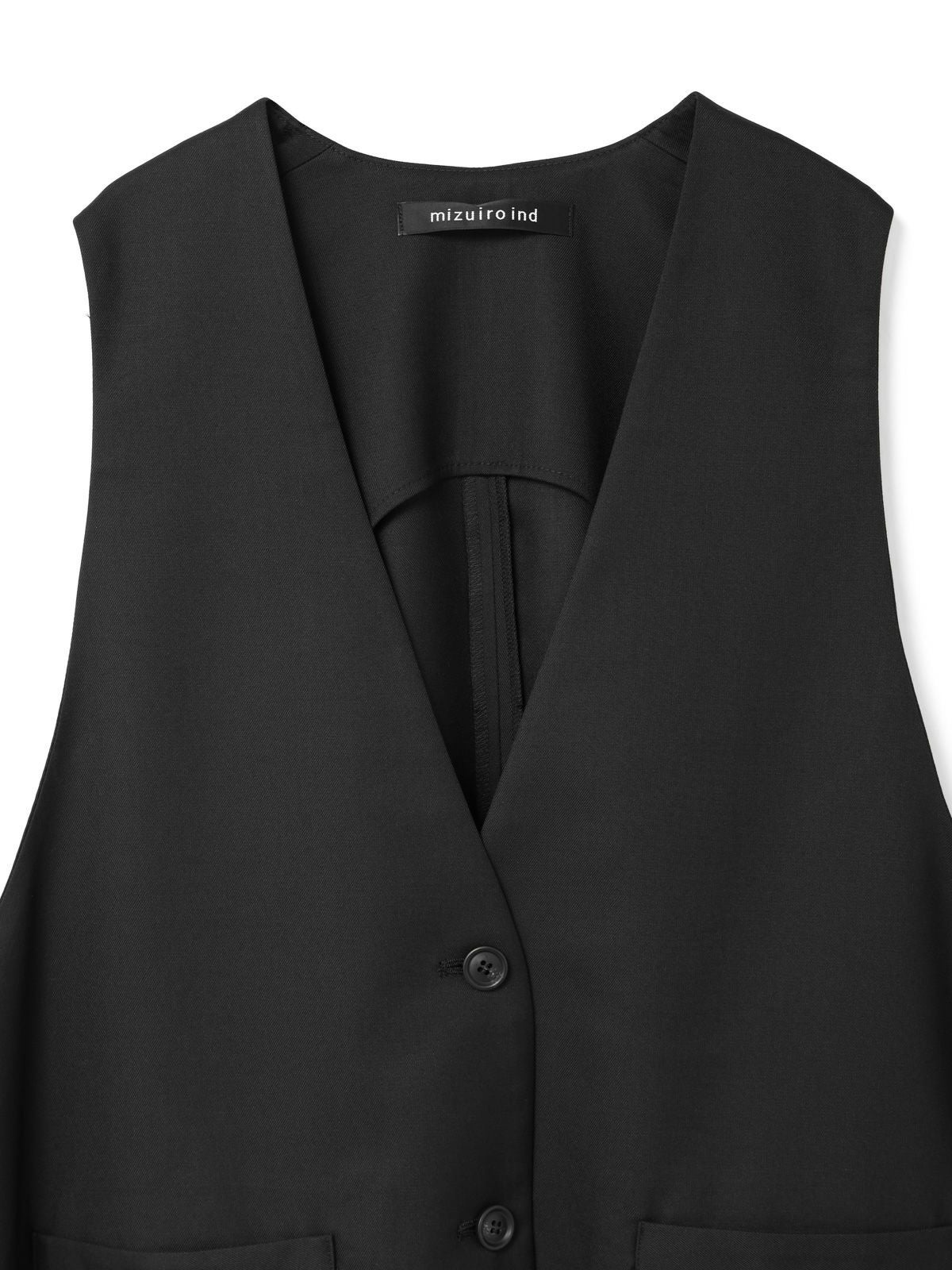 mizuiro ind ディープVネックワイドベスト｜ MARcourt ONLINE STORE