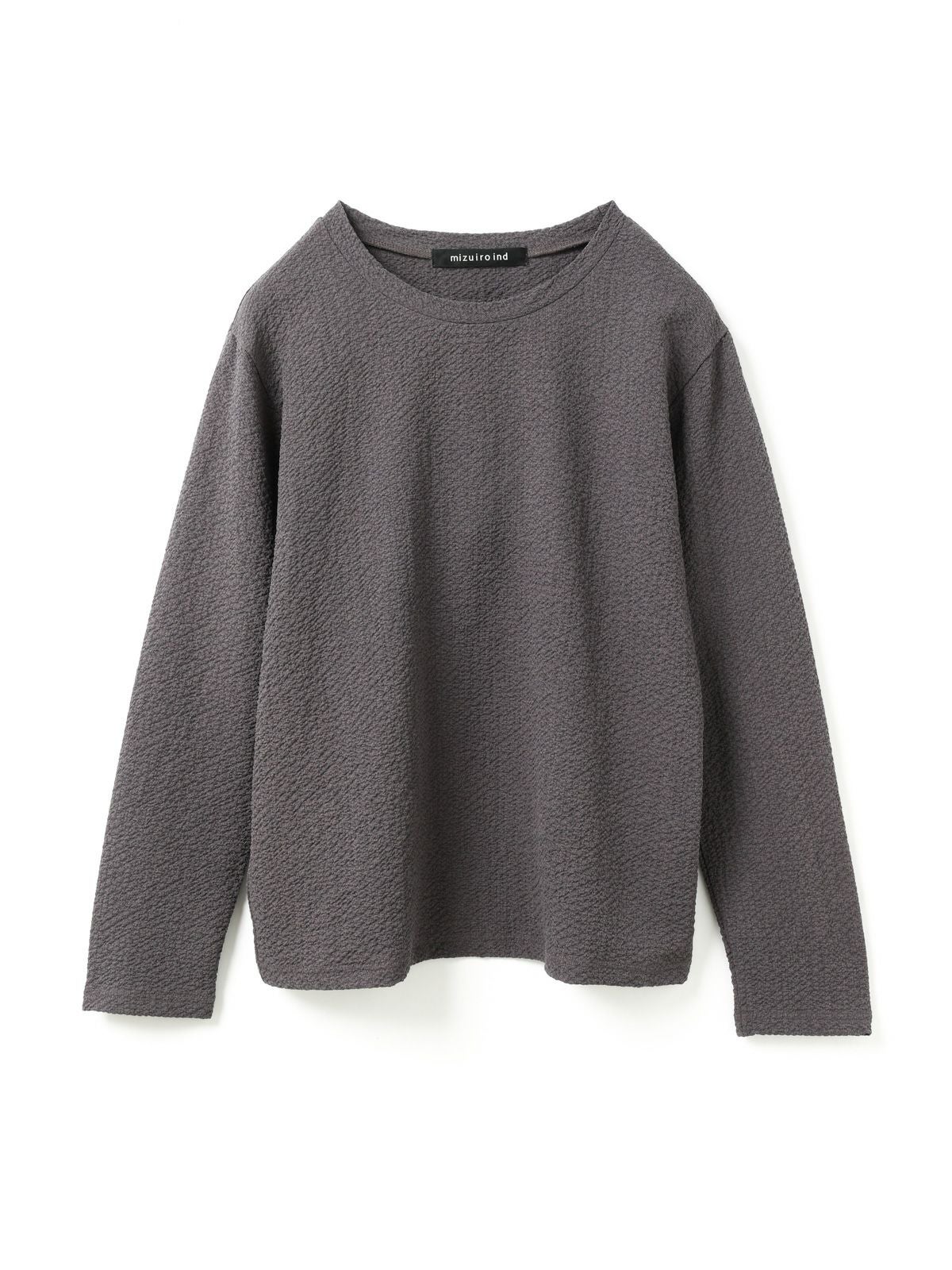 mizuiro ind ジャカードクルーネックプルオーバー｜ MARcourt ONLINE