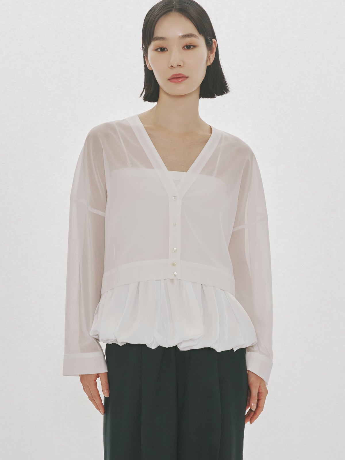 MIDIUMISOLID for Ladies バルーンチューブトップ｜ MARcourt ONLINE