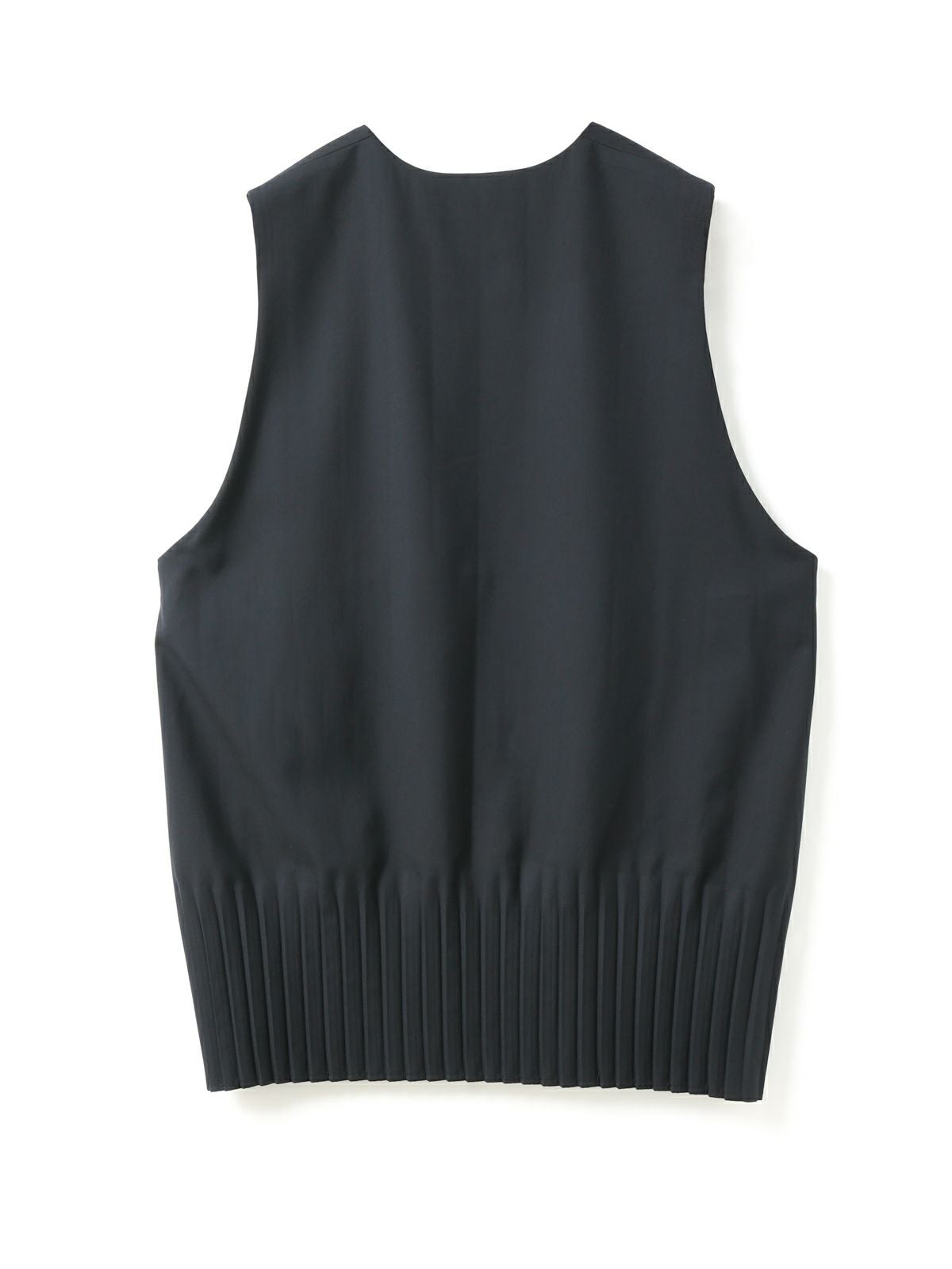 mizuiro ind プリーツヘムVネックベスト｜ MARcourt ONLINE STORE