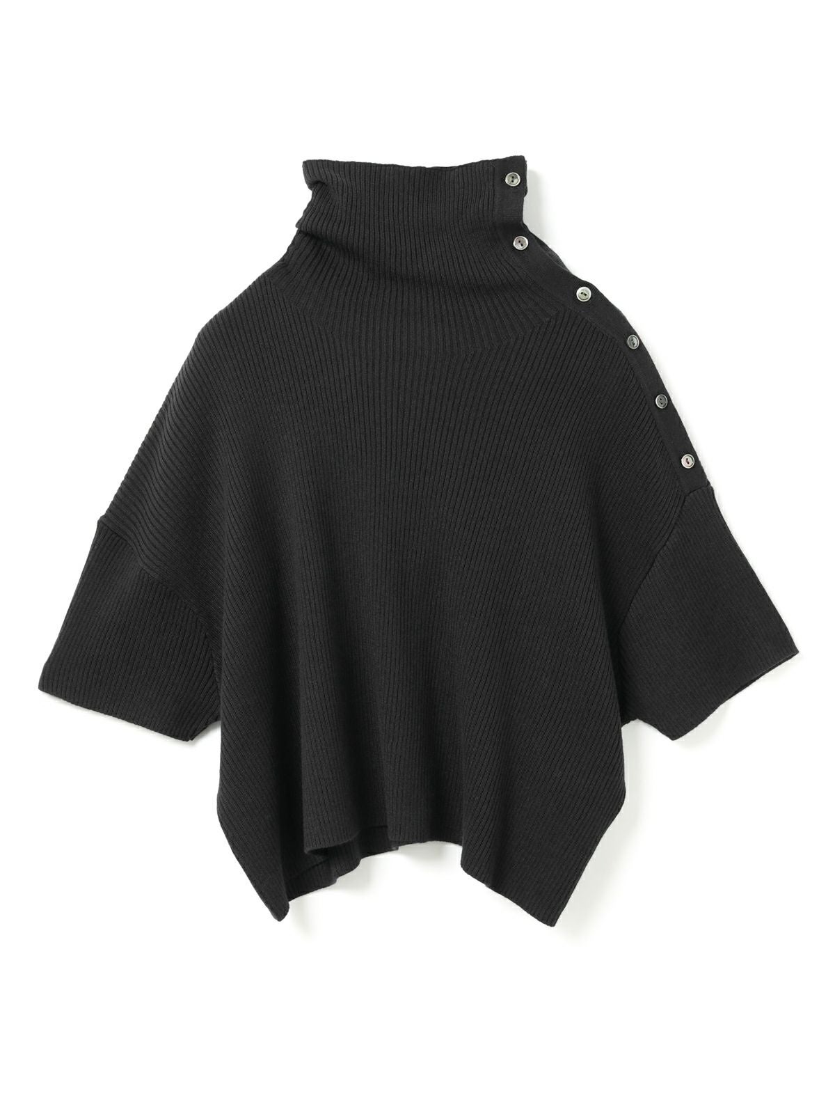 3/9(月)正午販売終了】mizuiro ind アシンメトリーカラーリブプル