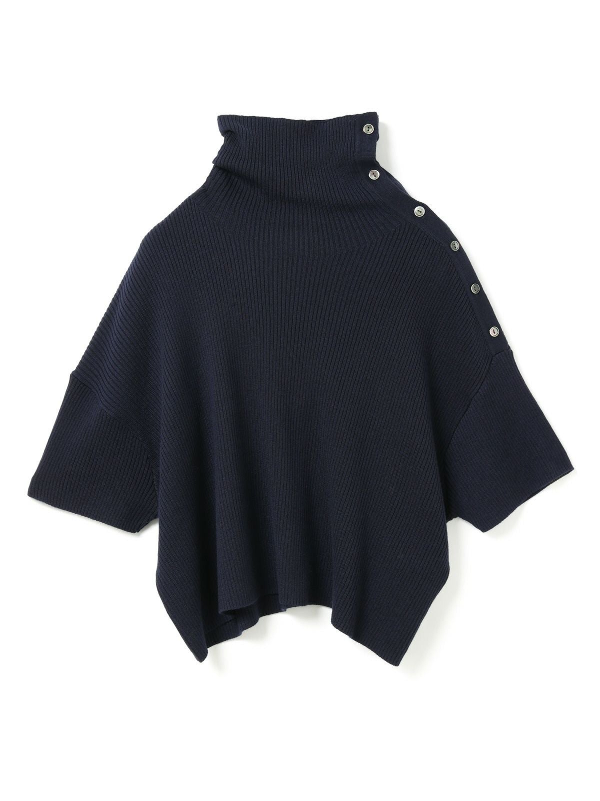 mizuiro ind アシンメトリーカラーリブプルオーバー｜ MARcourt ONLINE