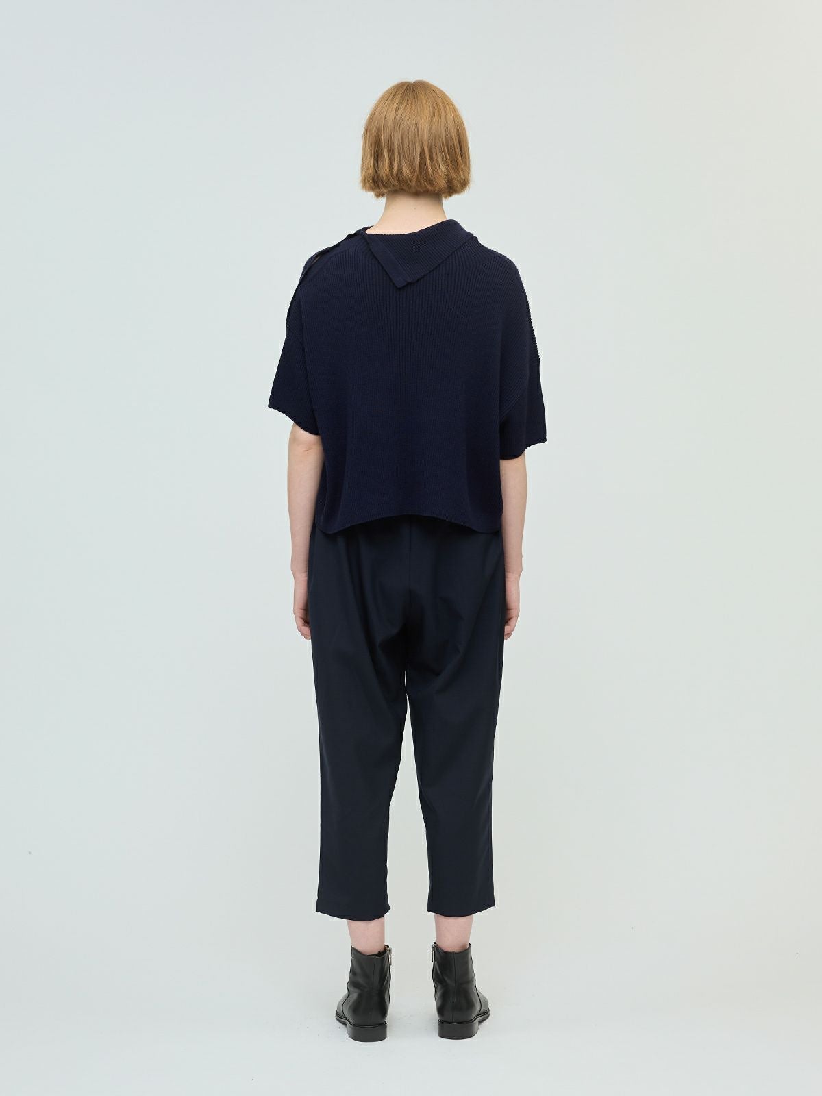 mizuiro ind アシンメトリーカラーリブプルオーバー｜ MARcourt ONLINE