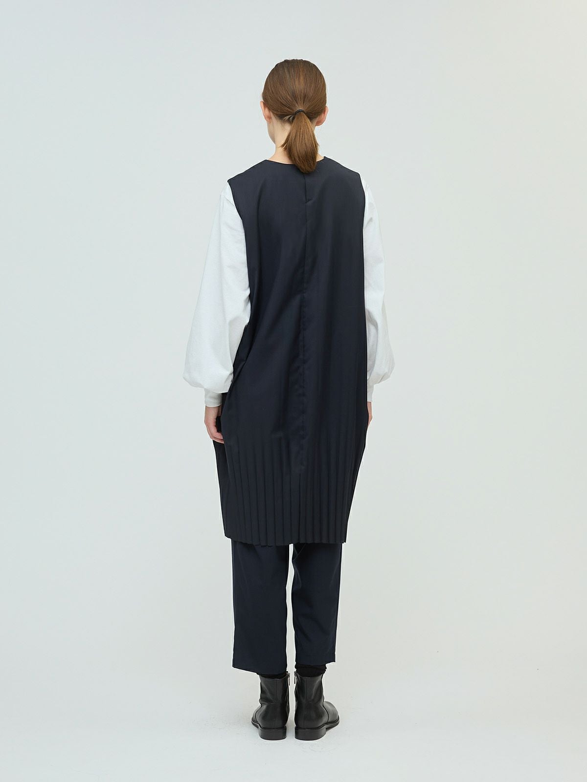 mizuiro ind プリーツヘムノースリーブワンピース｜ MARcourt ONLINE