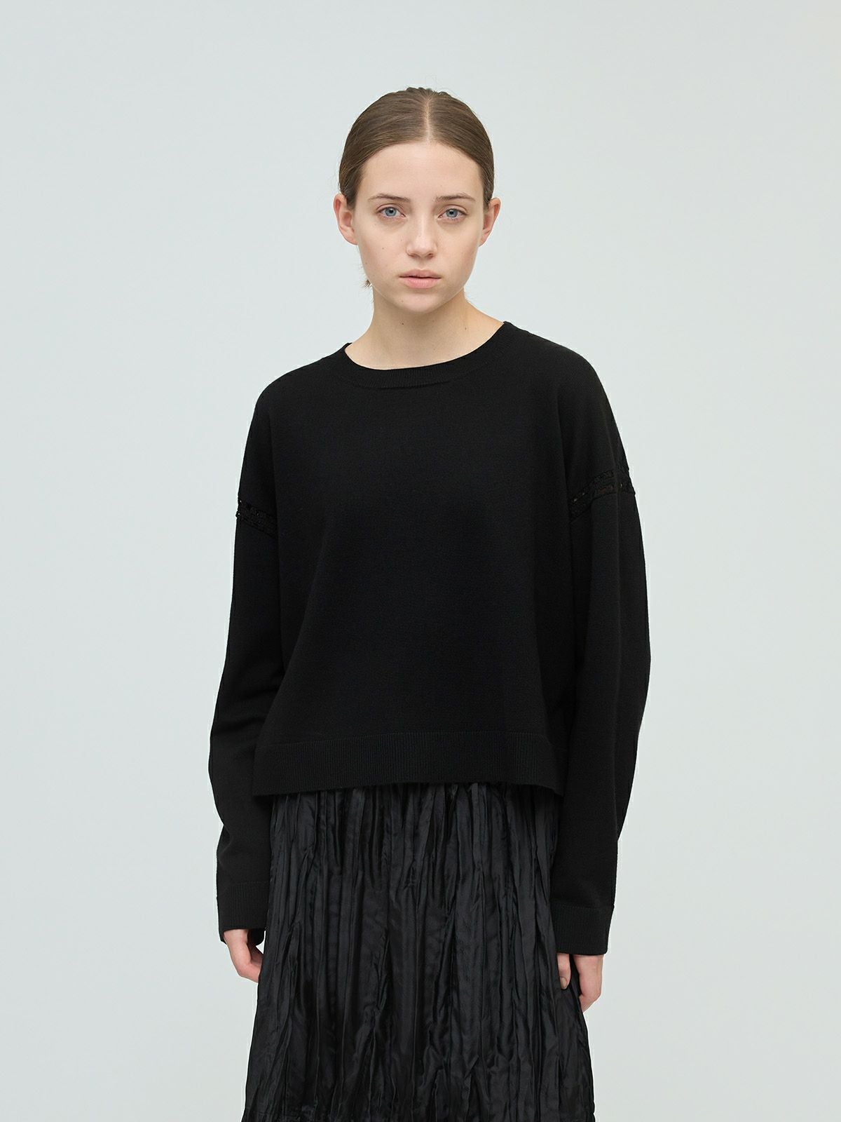 mizuiro ind クルーネックロングスリーブプルオーバー｜ MARcourt