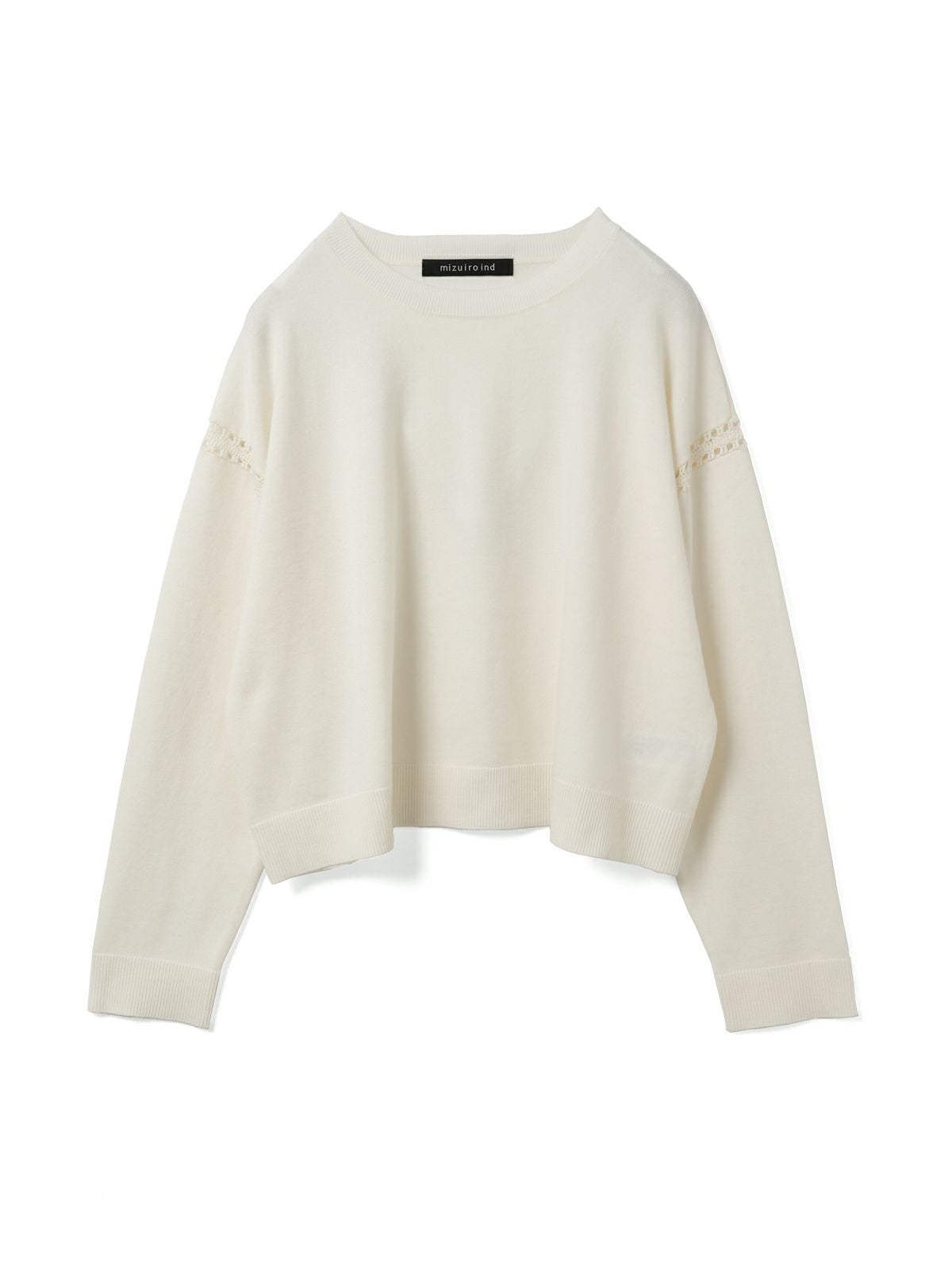 mizuiro ind クルーネックワイドニットクロシェ｜ MARcourt ONLINE