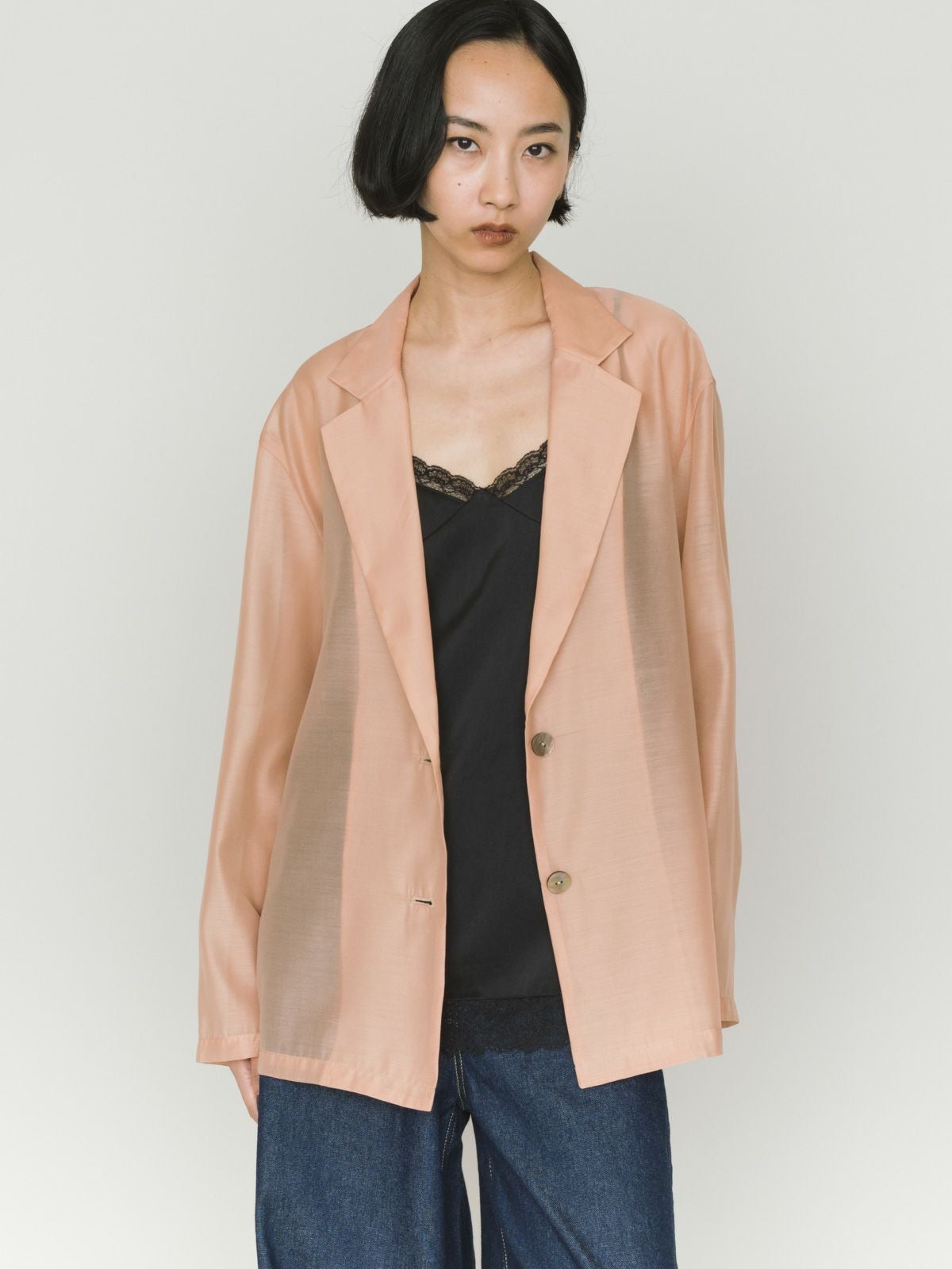 MIDIUMISOLID for Ladies シアーシャツジャケット｜ MARcourt ONLINE