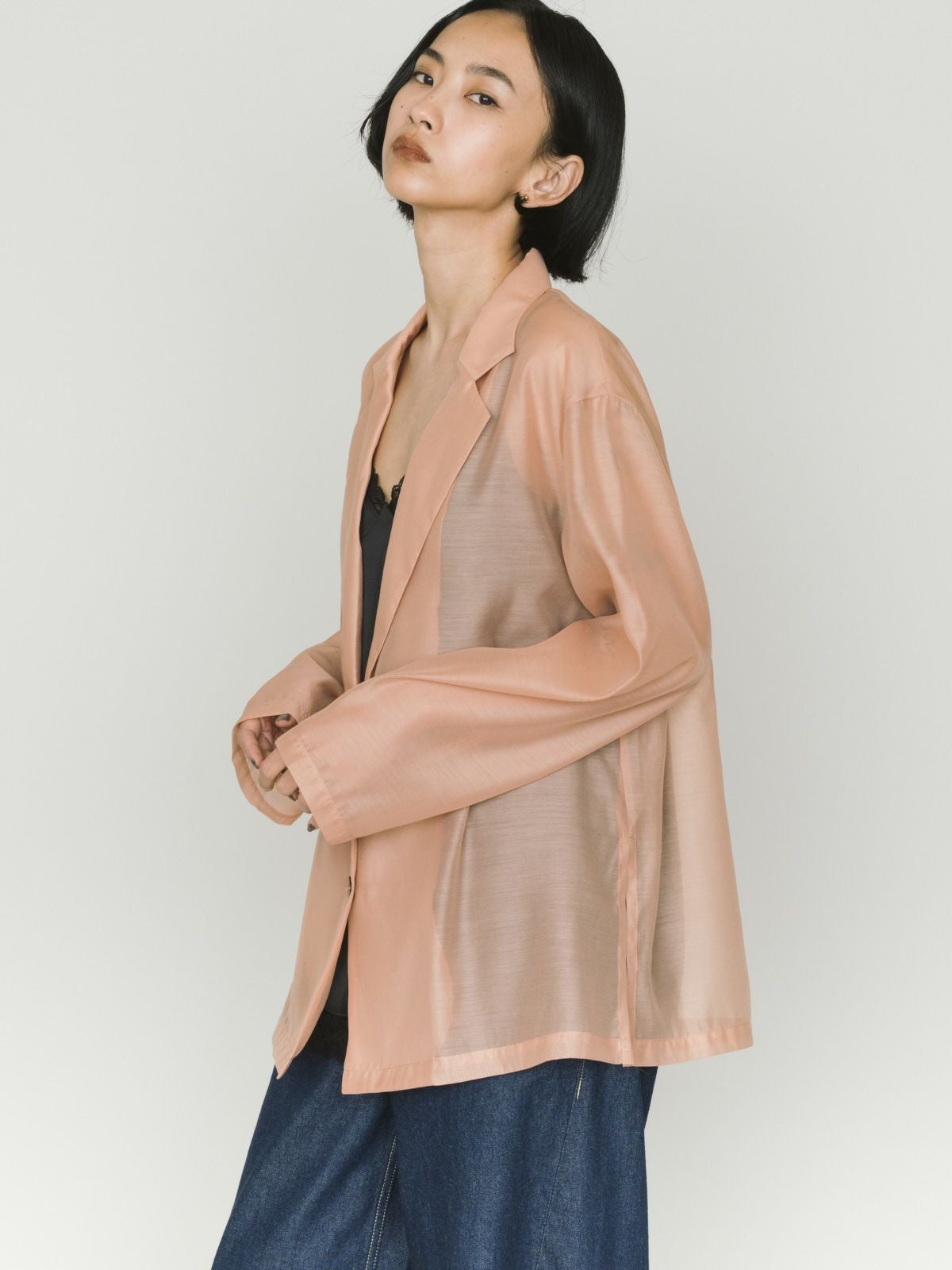 MIDIUMISOLID for Ladies シアーシャツジャケット｜ MARcourt ONLINE