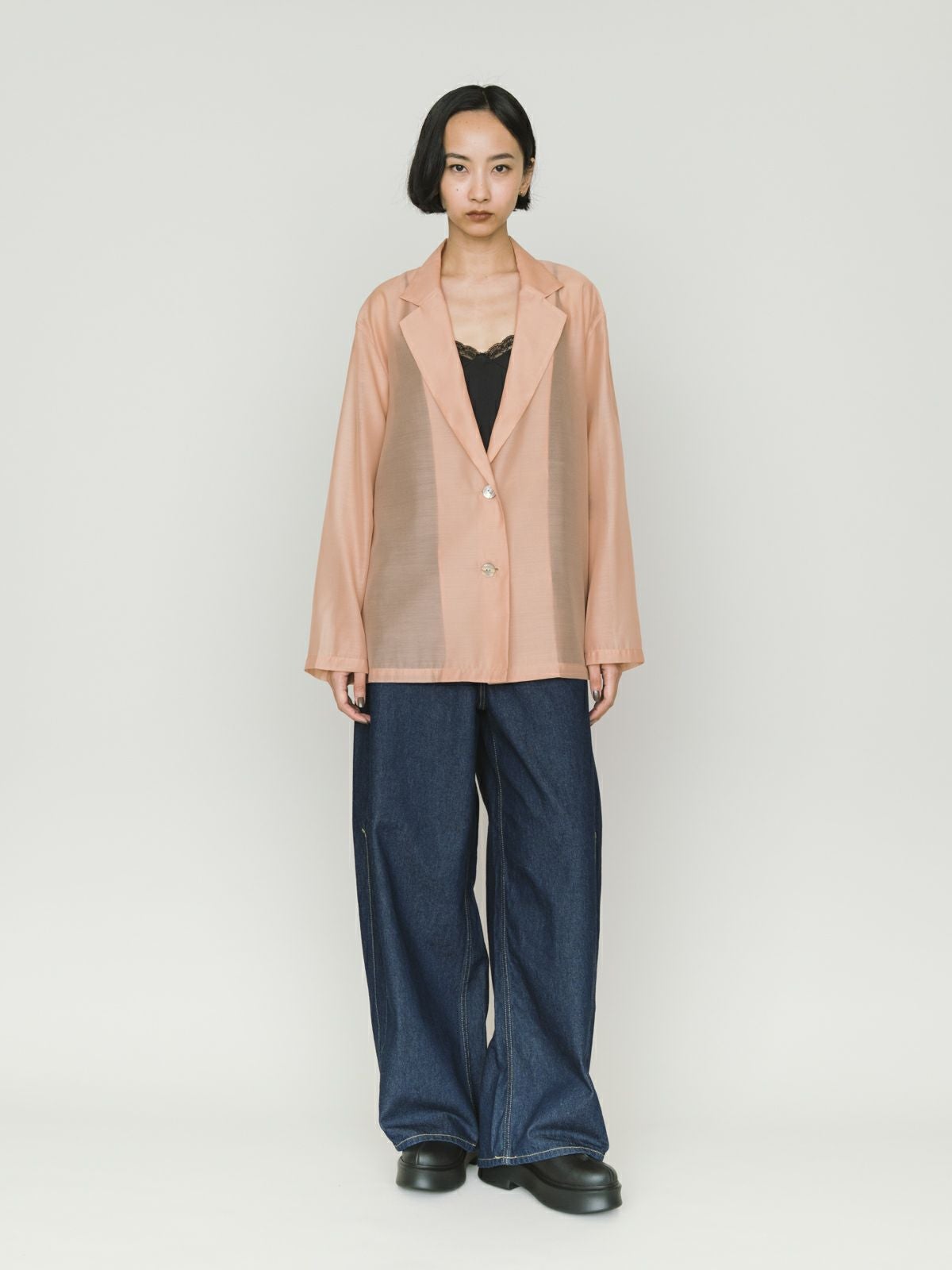 MIDIUMISOLID for Ladies シアーシャツジャケット｜ MARcourt ONLINE