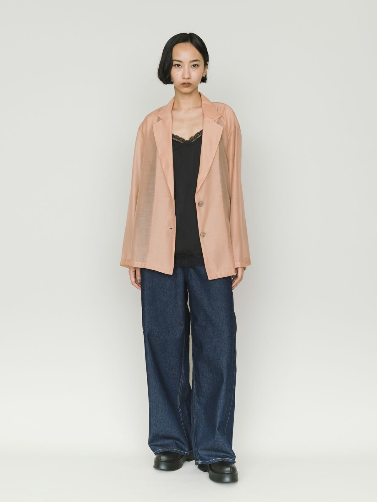 MIDIUMISOLID for Ladies シアーシャツジャケット｜ MARcourt ONLINE