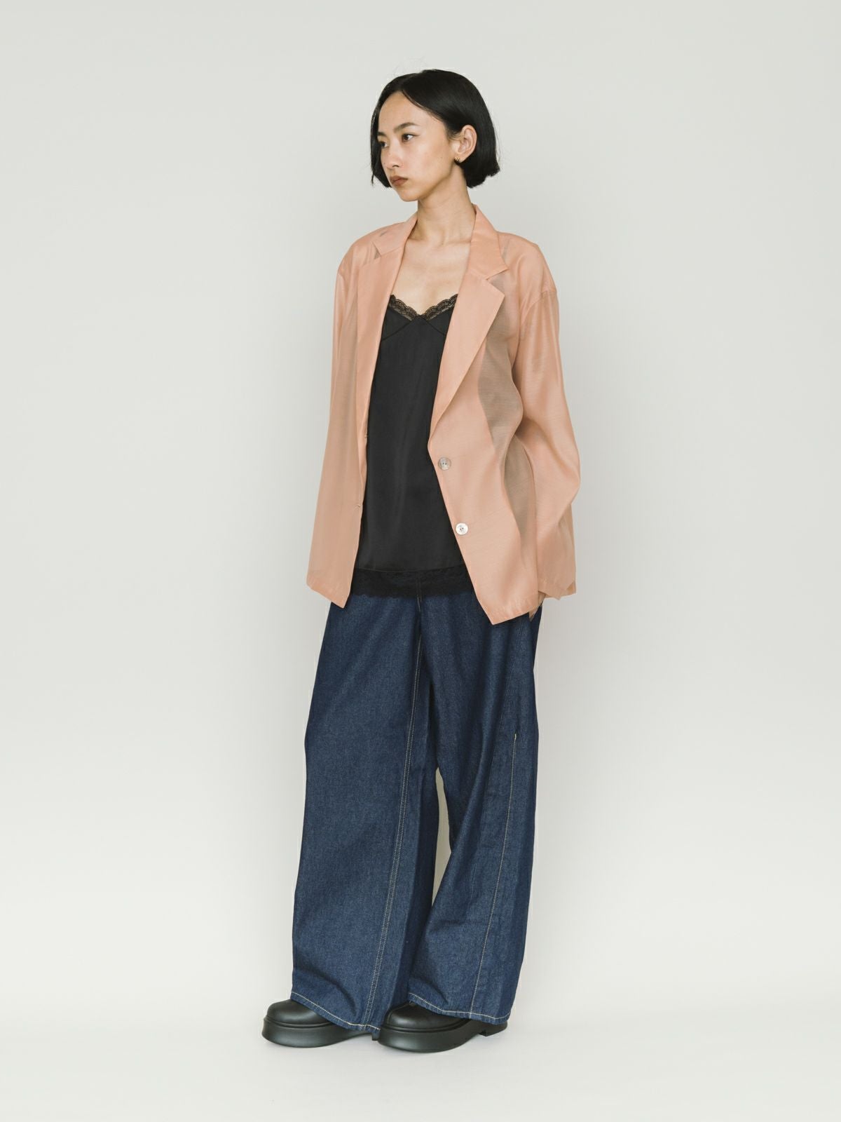 MIDIUMISOLID for Ladies シアーシャツジャケット｜ MARcourt ONLINE