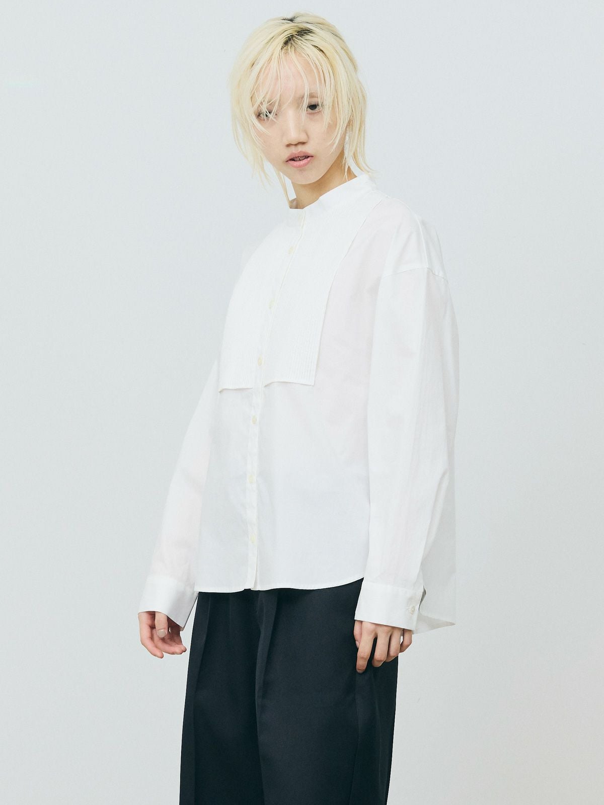 MARMARMAR スタンドカラーピンタックシャツ｜ MARcourt ONLINE STORE