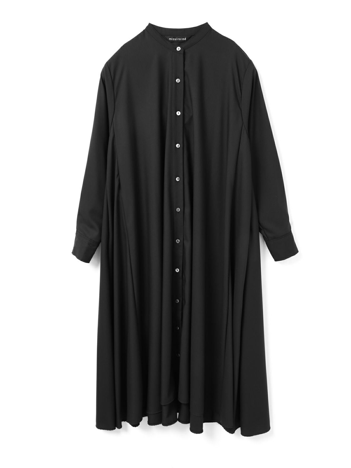 mizuiro ind T/Rスタンドカラーフレアワンピース｜ MARcourt ONLINE
