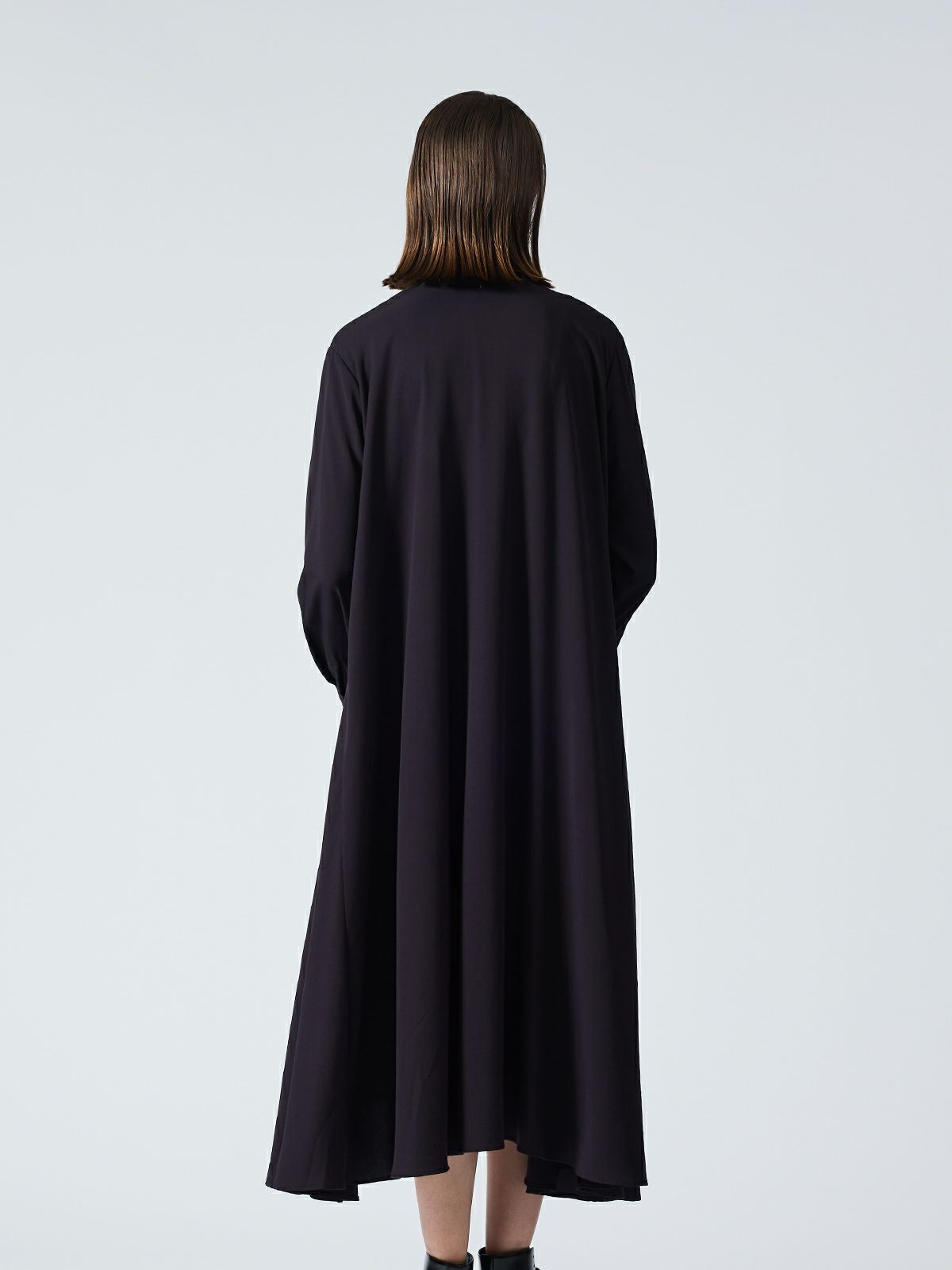 mizuiro ind T/Rスタンドカラーフレアワンピース｜ MARcourt ONLINE