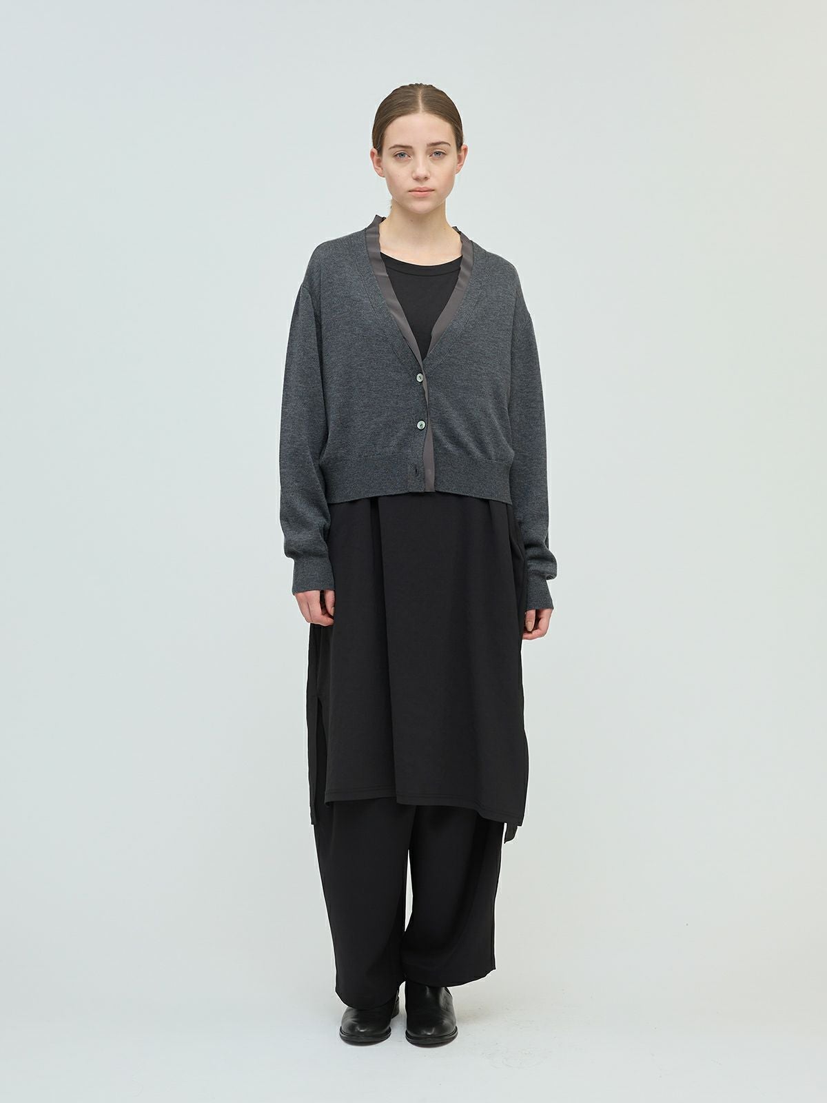 3/9(月)正午販売終了】mizuiro ind クルーネックロングワンピース